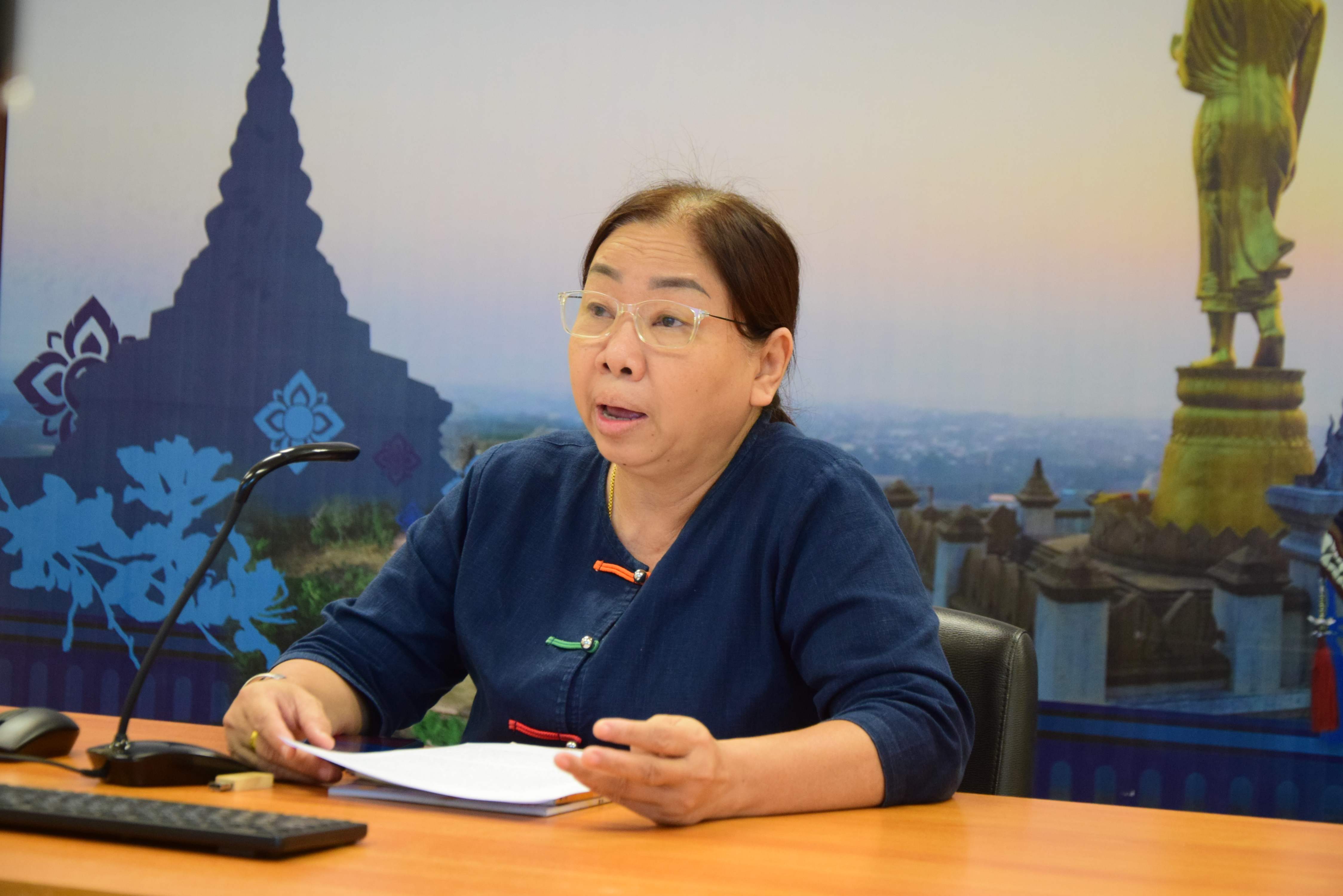 พช.น่าน ฝึกอบรมก่อนปฏิบัติงานอาสาพัฒนา (อสพ.) รุ่นที่ 75 ผ่านระบบการประชุมออนไลน์ Webex Meeting