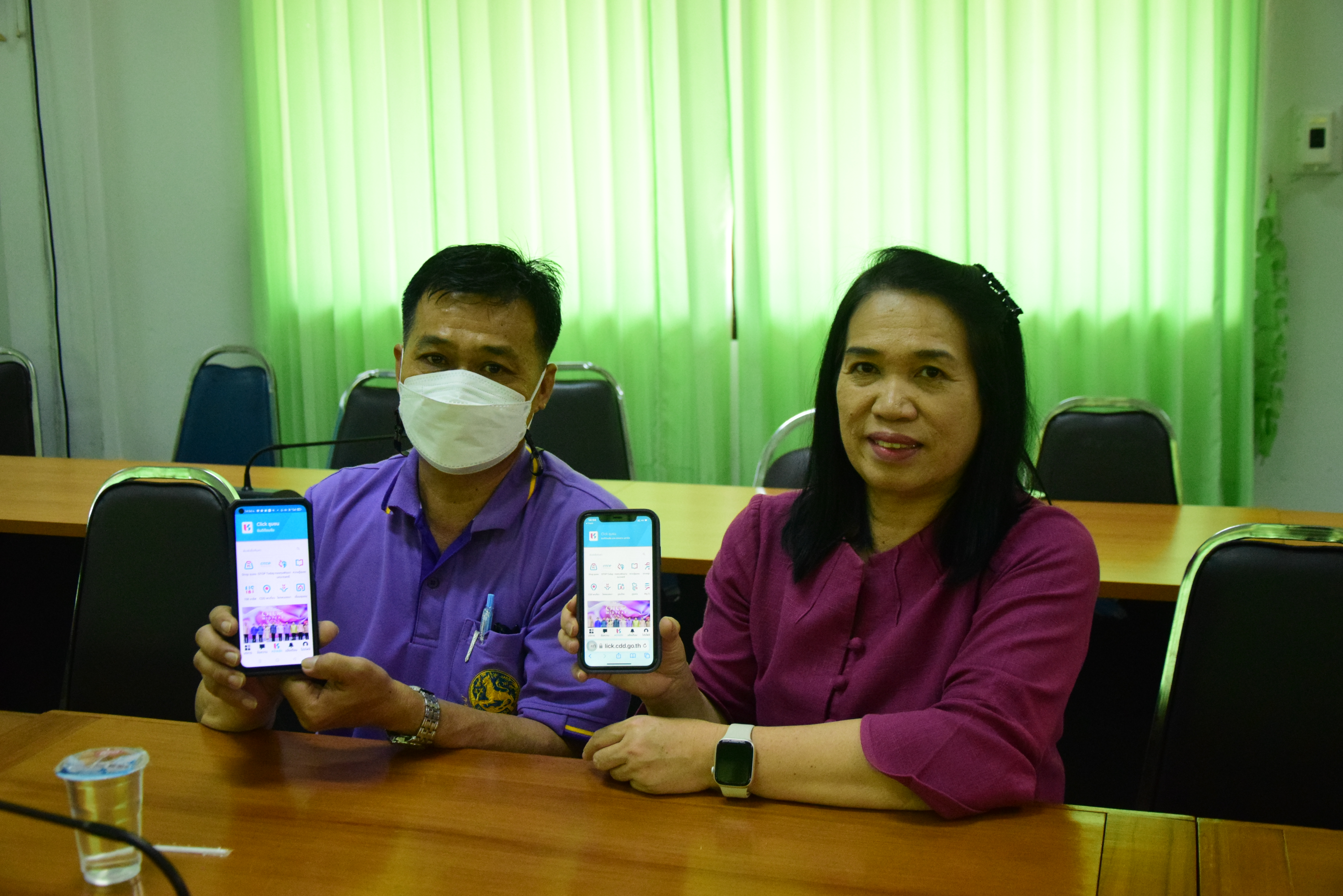 พช.น่าน ประชาสัมพันธ์การใช้งานแพลตฟอร์มบริการดิจิทัล Click ชุมชน