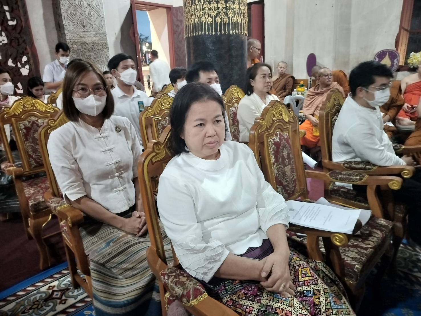 พช.น่านร่วมพิธีเจริญพระพุทธมนต์เฉลิมพระเกียรติถวายพระพรชัยมงคล แด่พระบาทสมเด็จ พระเจ้าอยู่หัว เนื่องในโอกาสวันเฉลิมพระชนมพรรษา 6 รอบ 28 กรกฎาคม 2567