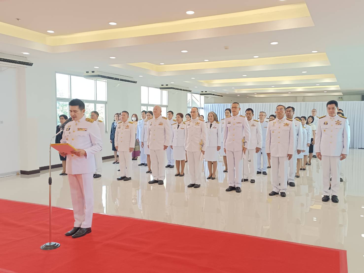 พช.น่าน ร่วมพิธีวันยุทธหัตถีสมเด็จพระนเรศวรมหาราช เพื่อแสดงความจงรักภักดีและน้อมรำลึกถึงพระมหากรุณาธิคุณของสมเด็จพระนเรศวรมหาราช