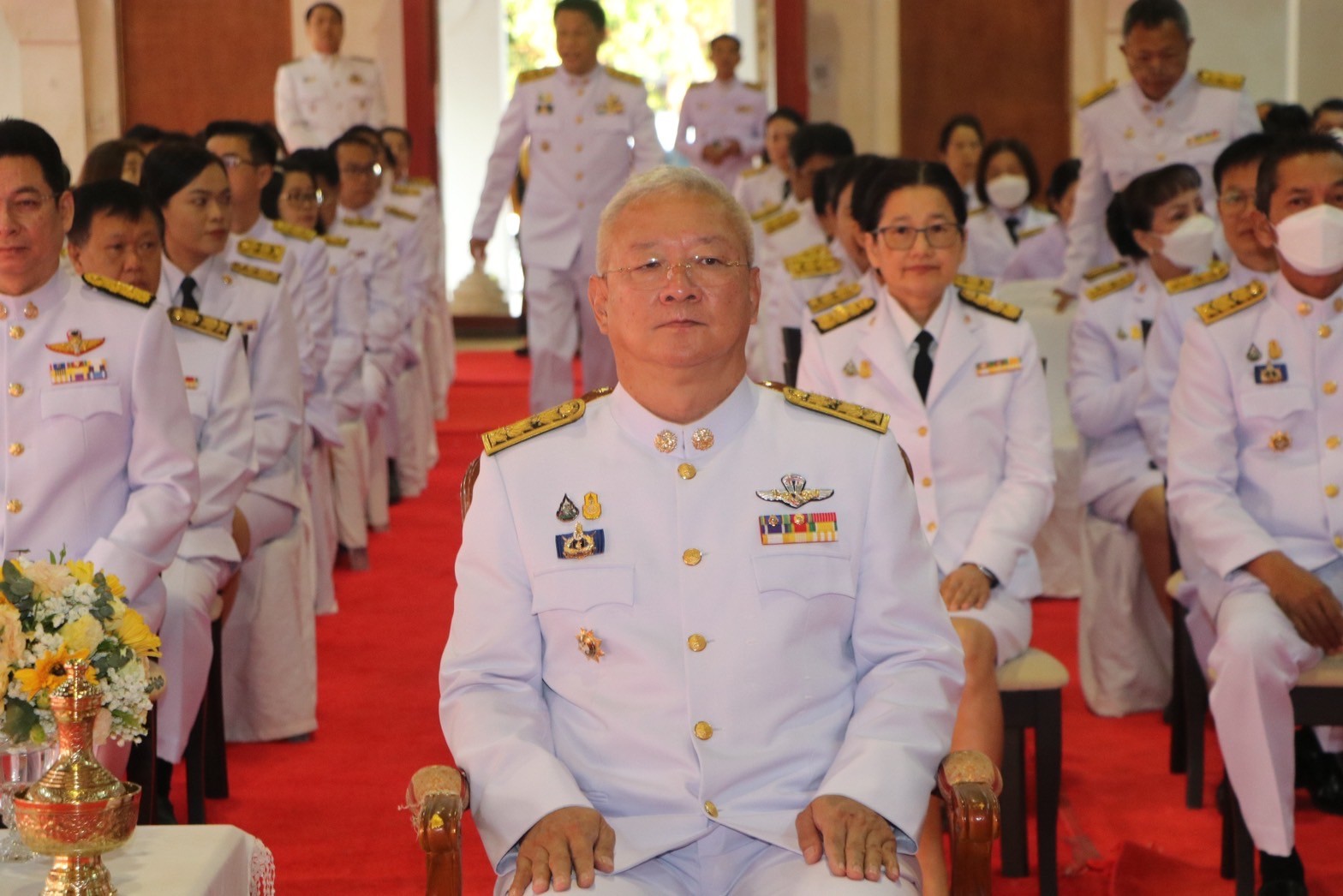 พช.น่าน ร่วมพิธี สวดพระพุทธมนต์และพิธีทำบุญตักบาตรถวายพระราชกุศลเนื่องในวันพ่อขุนรามคำแหงมหาราช ปี 2567