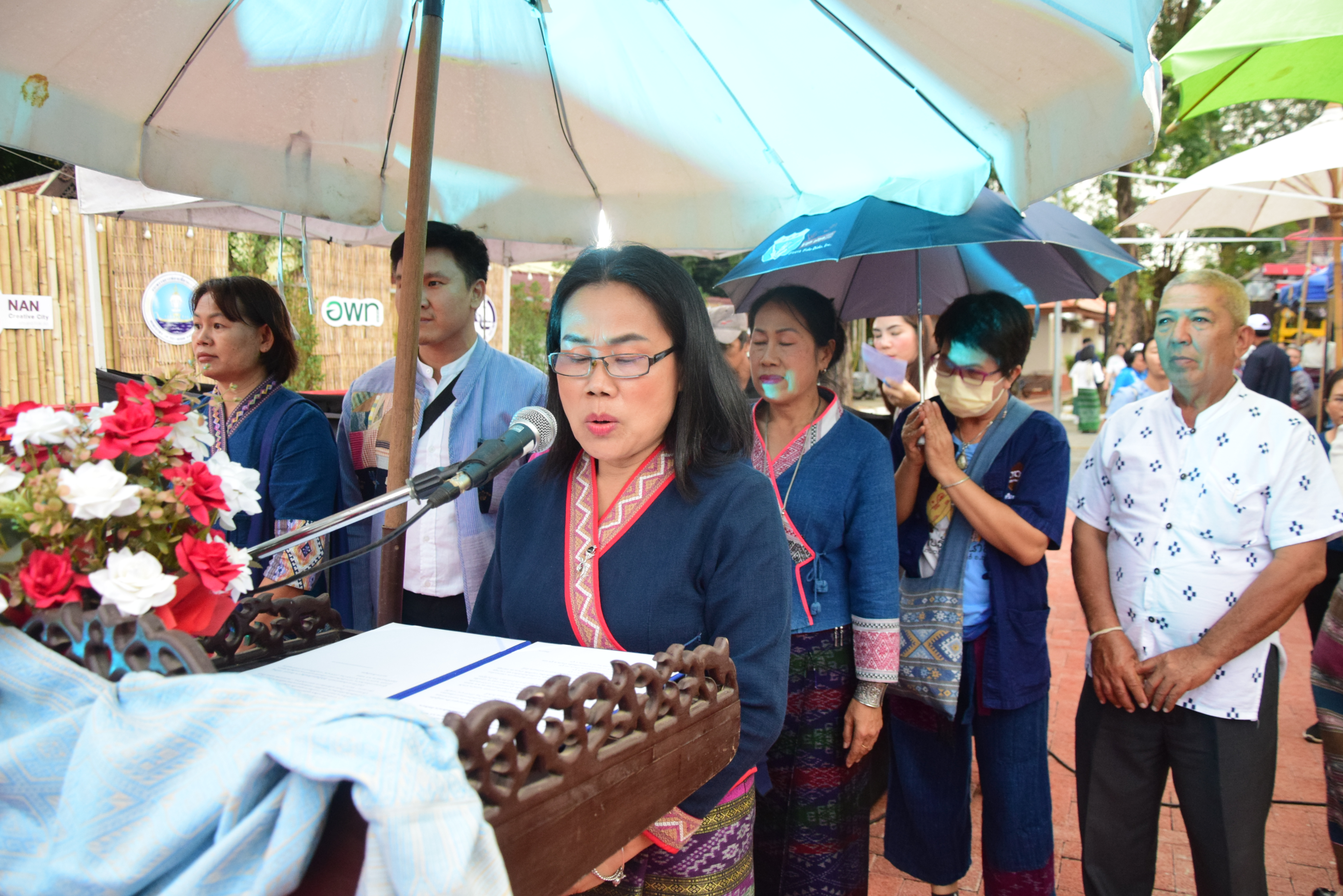 พช.น่านจัดกิจกรรมการจัดแสดงและจําหน่ายผลิตภัณฑ์ชุมชน (OTOP) “แอ่วน่าน ม่วนใจ OTOP ไทย OTOP น่าน” ภายใต้โครงการ OTOP Mobile ประจําปีงบประมาณ พ.ศ. 2567 ระหว่างวันที่ 26-28 มกราคม 2567