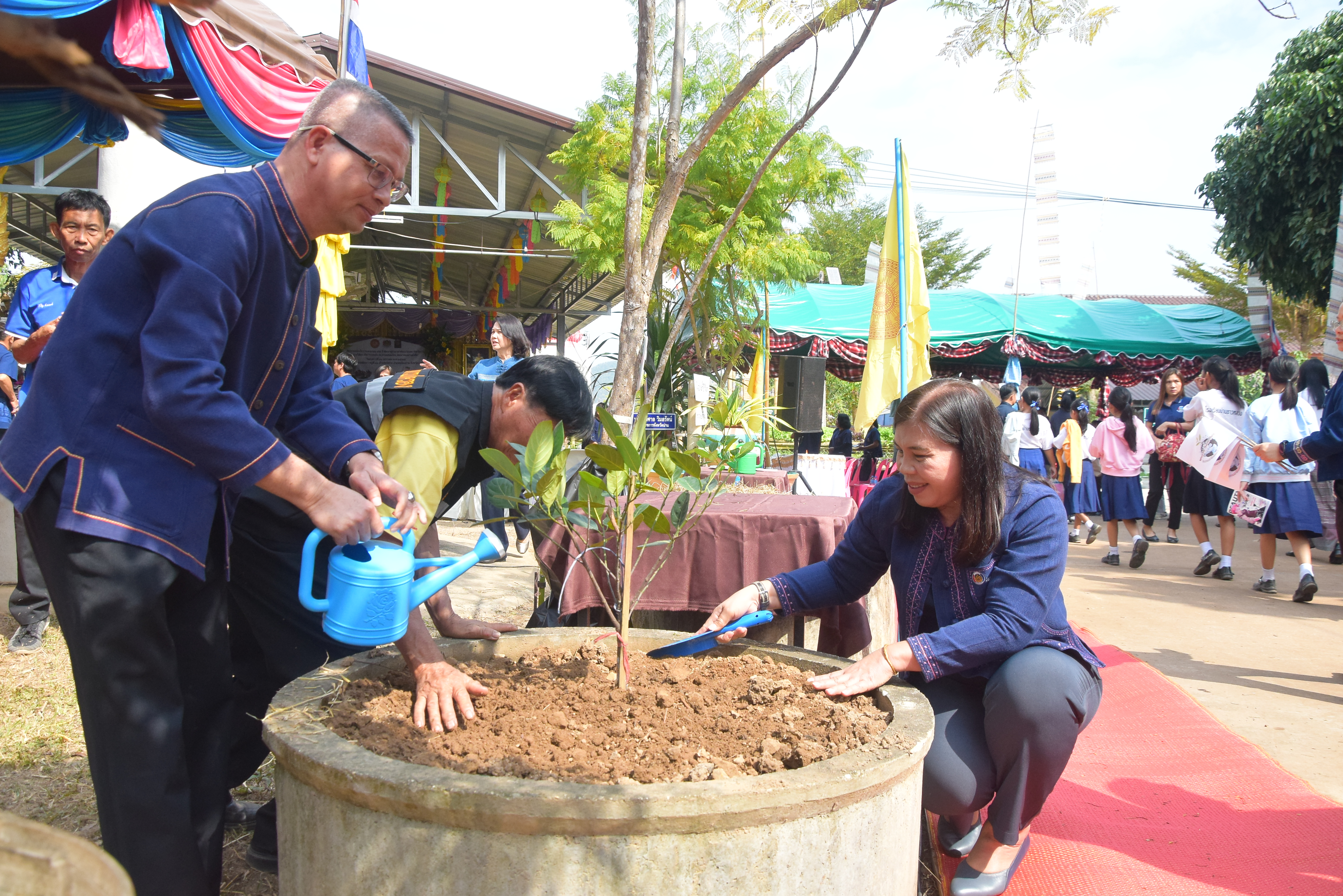 พช.น่าน จัดกิจกรรมเนื่องในวาระครบรอบ ๕๕ ปี โครงการพัฒนาผู้นําอาสาพัฒนาชุมชน จังหวัดน่าน