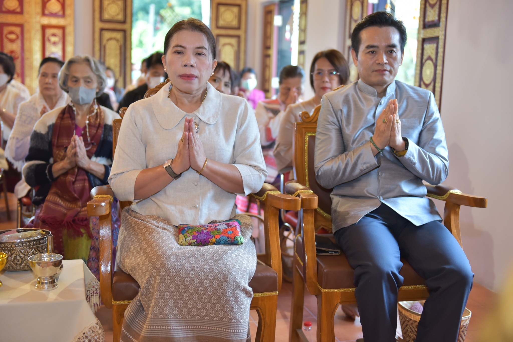 พช.น่าน ร่วมกิจกรรมขับเคลื่อนโครงการสร้างความปรองดองสมานฉันท์โดยใช้หลักธรรมทางพุทธศาสนา  “หมู่บ้านรักษาศีล 5 ขยายผลสู่ หมู่บ้านศีลลธรรม’’ จังหวัดน่าน