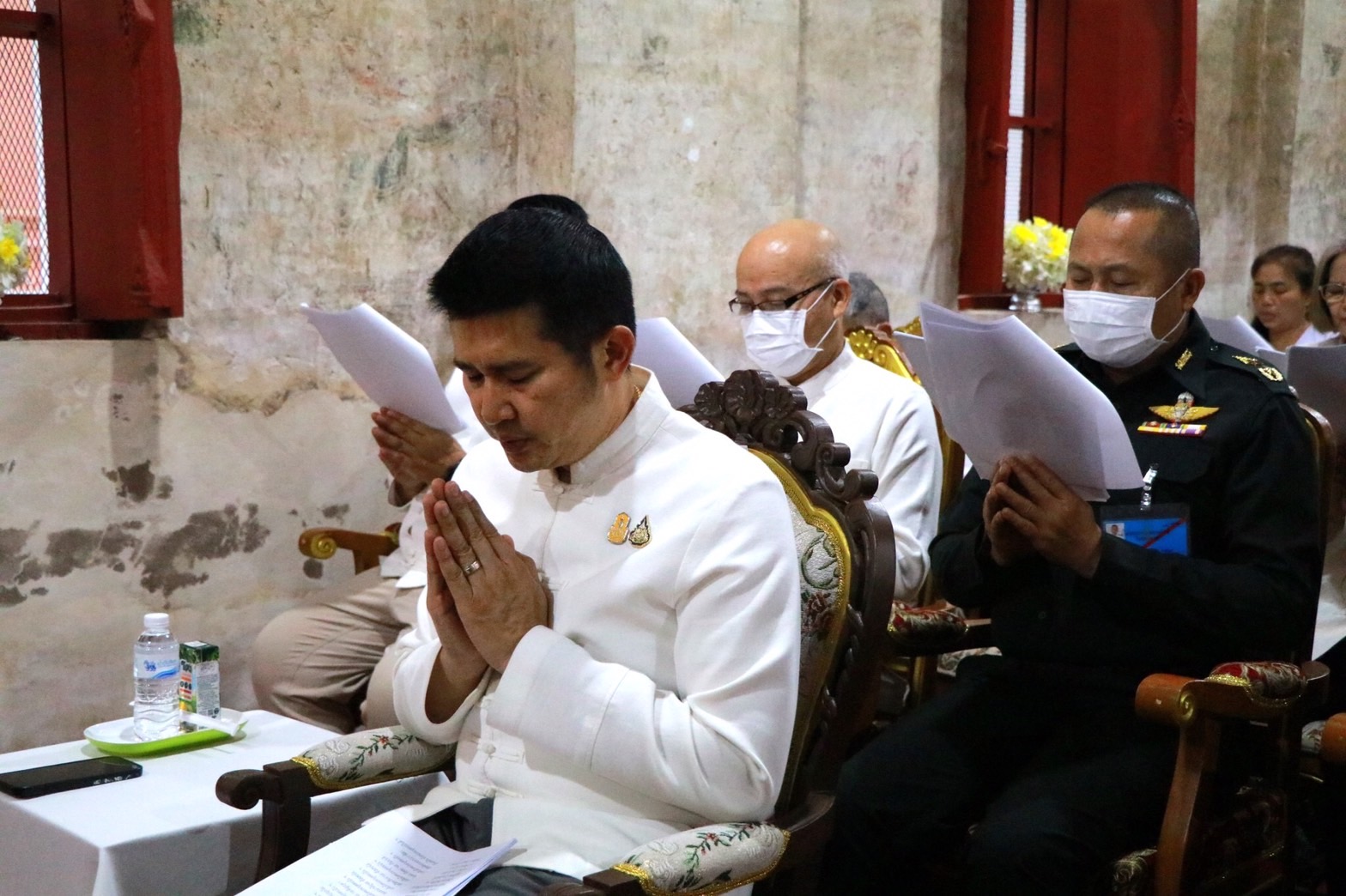 พช.น่านร่วมพิธีเจริญพระพุทธมนต์เฉลิมพระเกียรติถวายพระพรชัยมงคล แด่พระบาทสมเด็จ พระเจ้าอยู่หัว เนื่องในโอกาสวันเฉลิมพระชนมพรรษา 6 รอบ 28 กรกฎาคม 2567