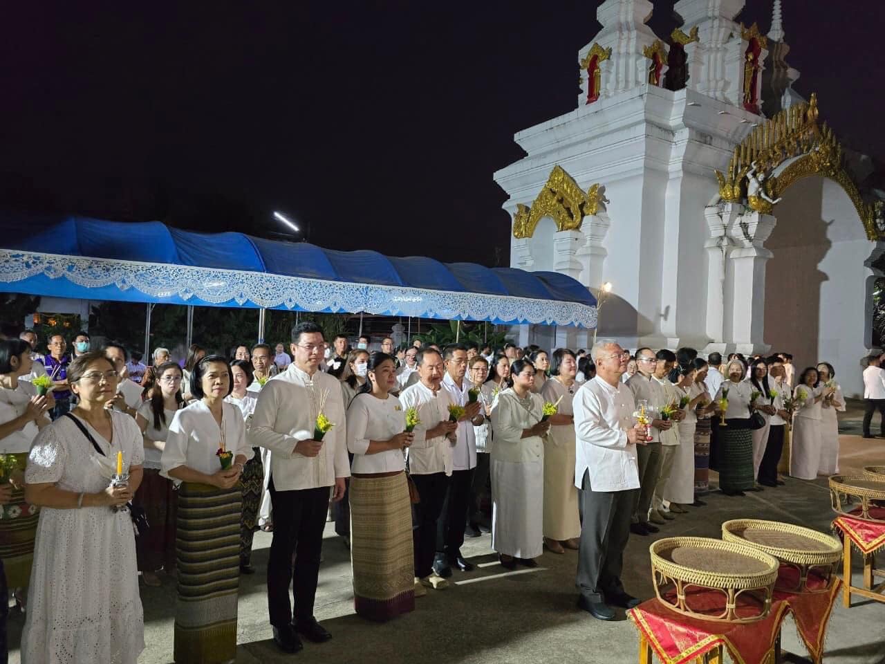 พช.น่าน ร่วมเวียนเทียน เนื่องในวันมาฆบูชา 2567 เจริญพระพุทธมนต์ เจริญจิตตภาวนา เพื่อสร้างบุญ กุศล และความเป็นสิริมงคลแก่ชีวิต