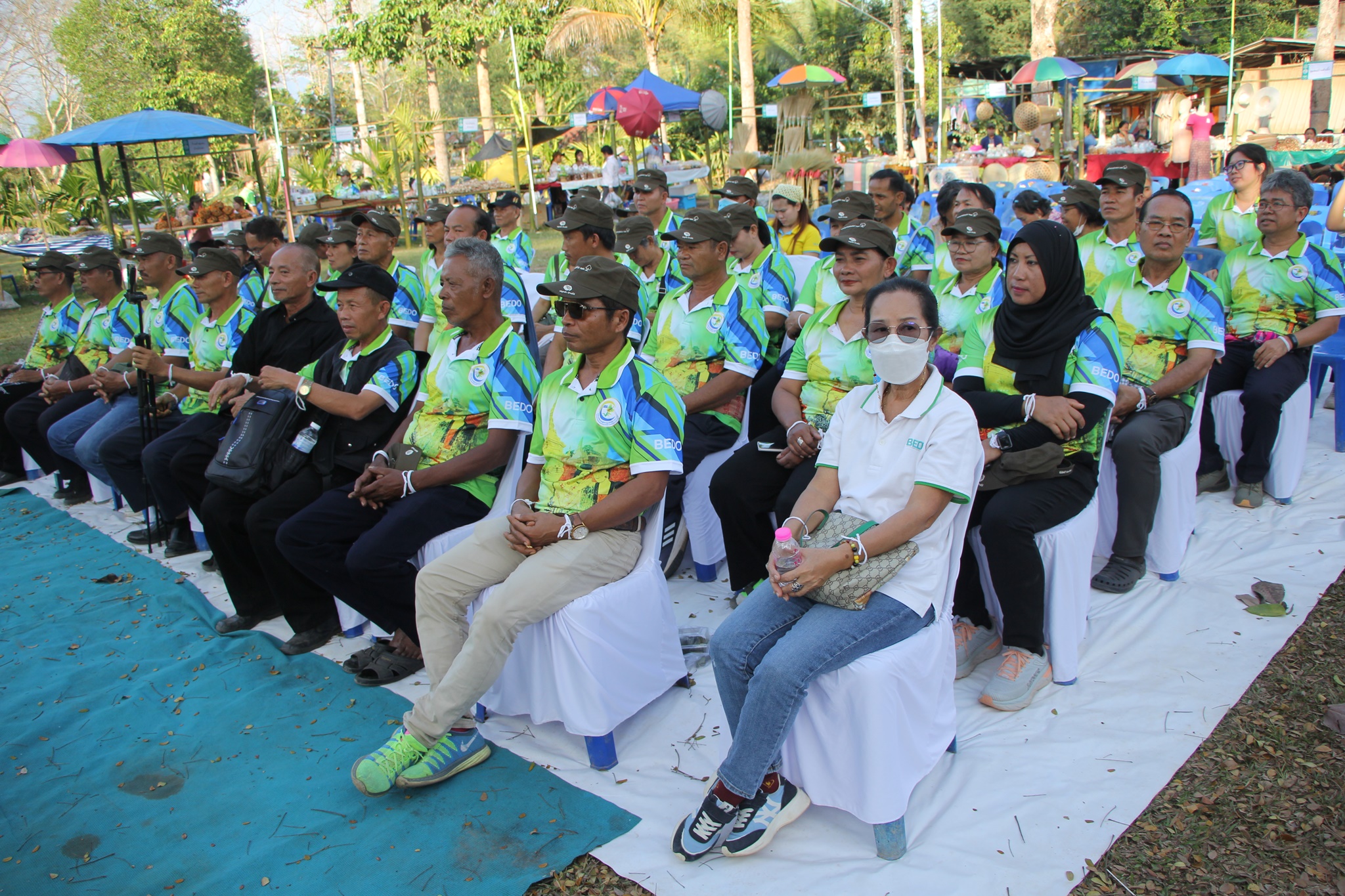 พช.น่าน ร่วมกิจกรรม แอ่วโป่งคำ กิ๋นข้าวใหม่ ใส่งาหอม ผ้ามัดย้อมสีเปลือกไม้ ผ่อนคลายสุขภาพด้วยสุมนไพรล้านนา ครั้งที่ 1