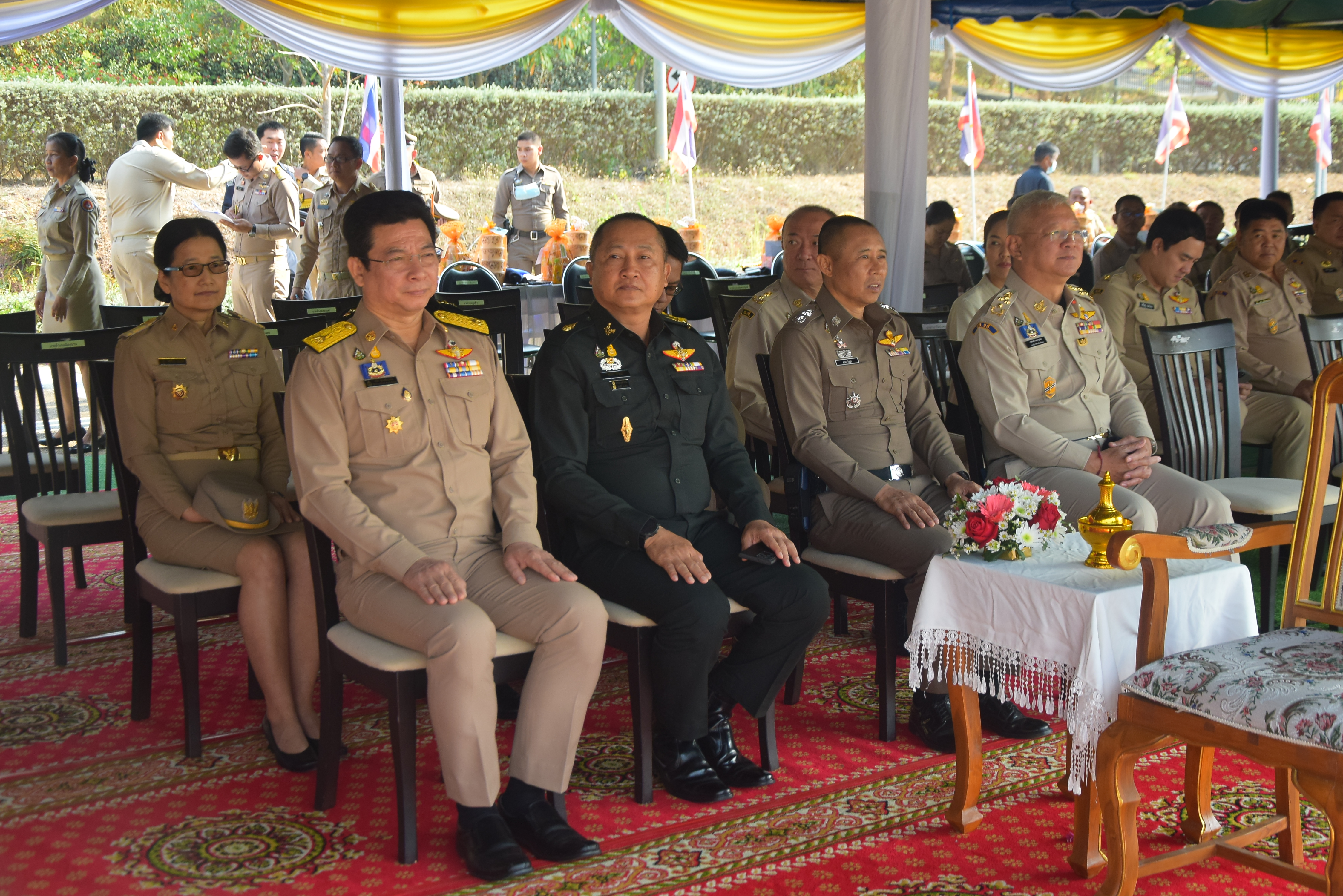 พช.น่าน ร่วมกิจกรรมวันคล้ายวันสถาปนากองอาสารักษาดินแดน ครบรอบ ๗๐ ปี และกระทําพิธีสวนสนาม กระทําสัตย์ปฏิญาณตนต่อธงชัยประจํากอง