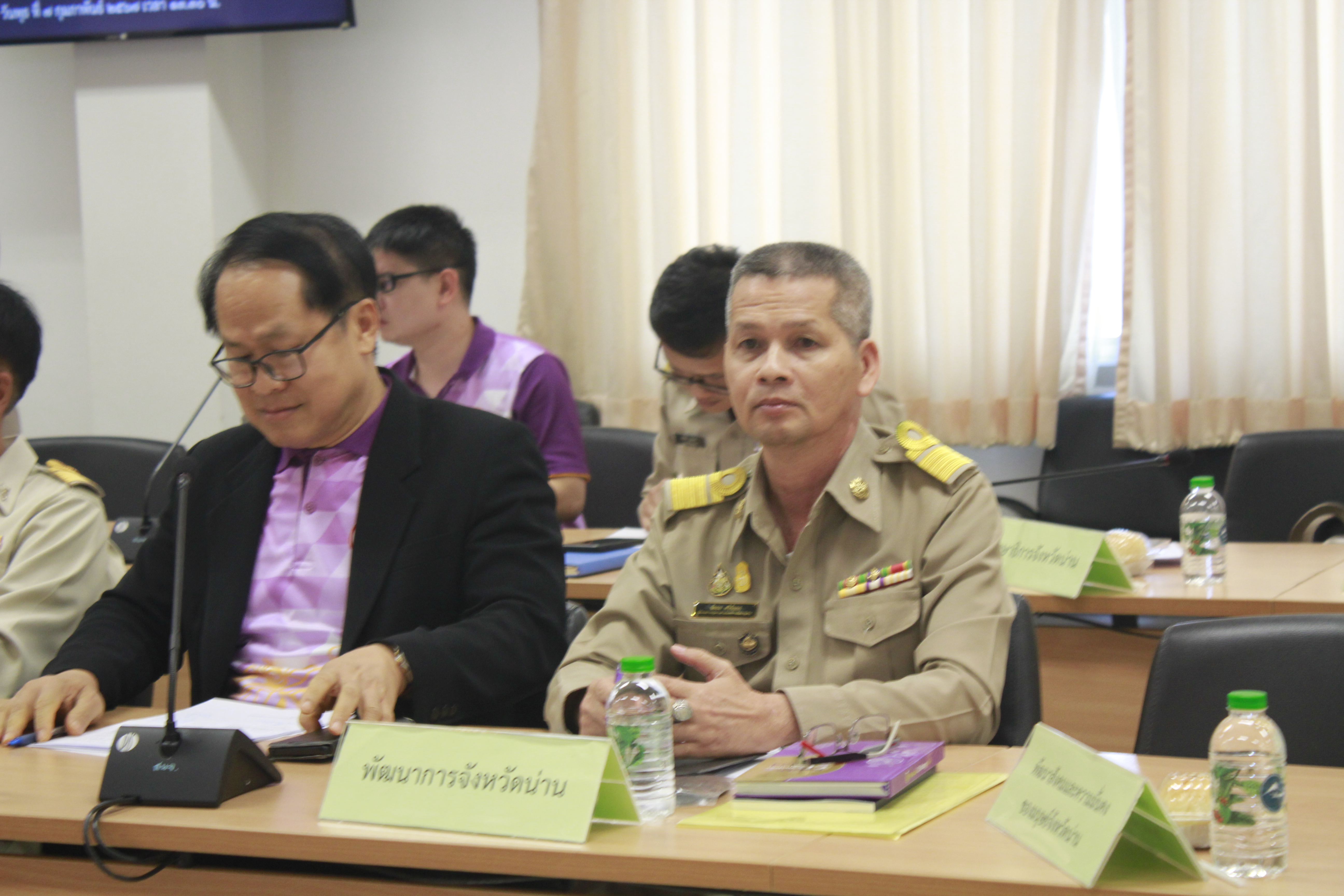 พช.น่านเข้าร่วมประชุมคณะกรรมการศูนย์อำนวยการป้องกันและปราบปรามยาเสพติด จังหวัดน่านและ การปฏิญาณตน ต่อต้านยาเสพติด