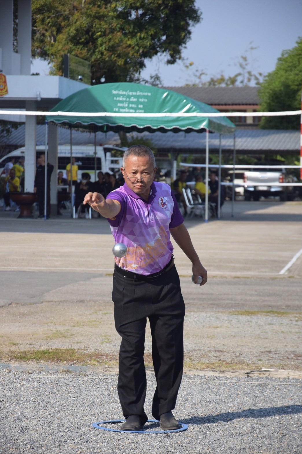 พช.น่าน   ร่วมการแข่งขันกีฬาเชื่อมความสัมพันธ์ระหว่างหน่วยงานราชการ ประเภทเปตอง