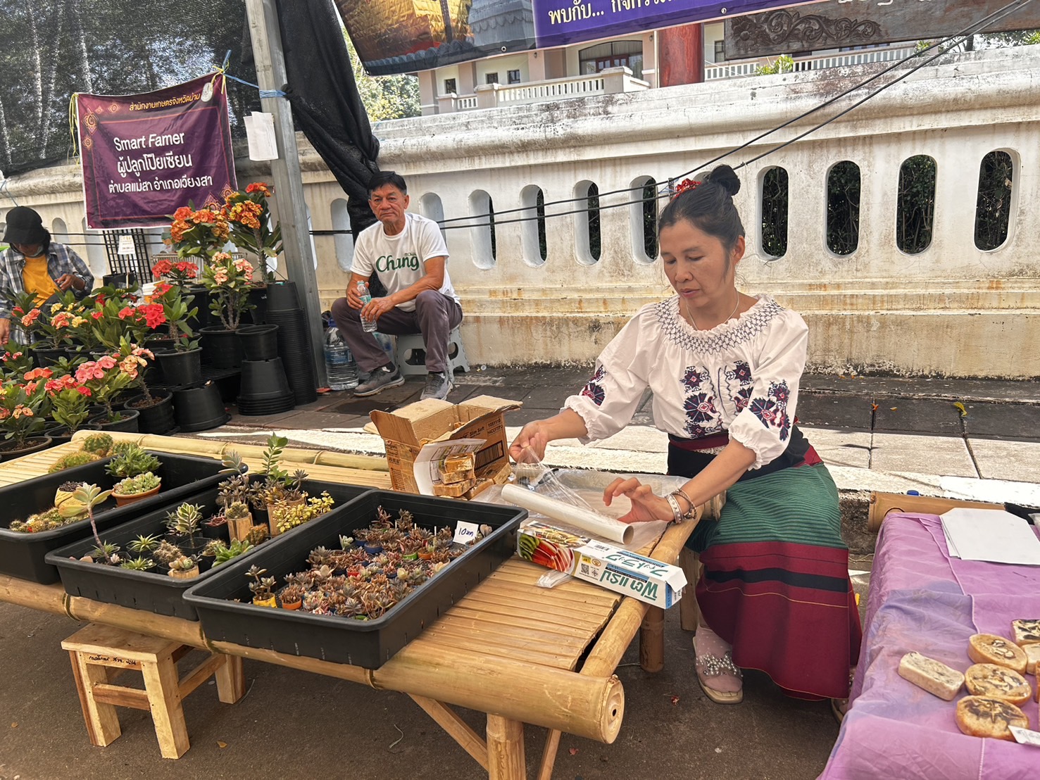 บรรยากาศ วันสุดท้าย งานจัดแสดงและจําหน่ายผลิตภัณฑ์ชุมชน OTOP ผลิตภัณฑ์ Creative และของดีเมืองน่าน งานประจําปีและของดีเมืองน่าน ประจําปี 2567