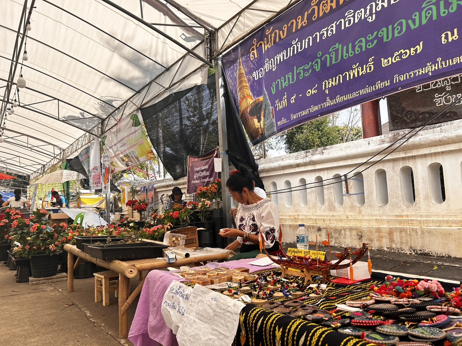 บรรยากาศ วันสุดท้าย งานจัดแสดงและจําหน่ายผลิตภัณฑ์ชุมชน OTOP ผลิตภัณฑ์ Creative และของดีเมืองน่าน งานประจําปีและของดีเมืองน่าน ประจําปี 2567