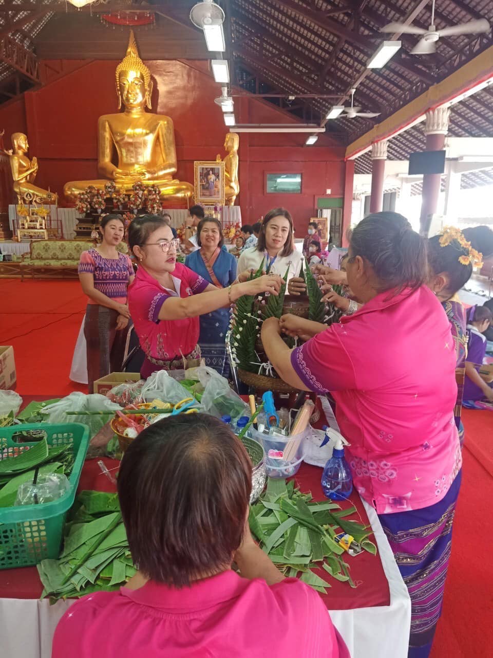 พช.น่าน จัดการประกวดพานบายศรีในงานประเพณีหกเป็งนมัสการพระมหาธาตุเจ้าภูเพียงแช่แห้ง ประจำปี 2567