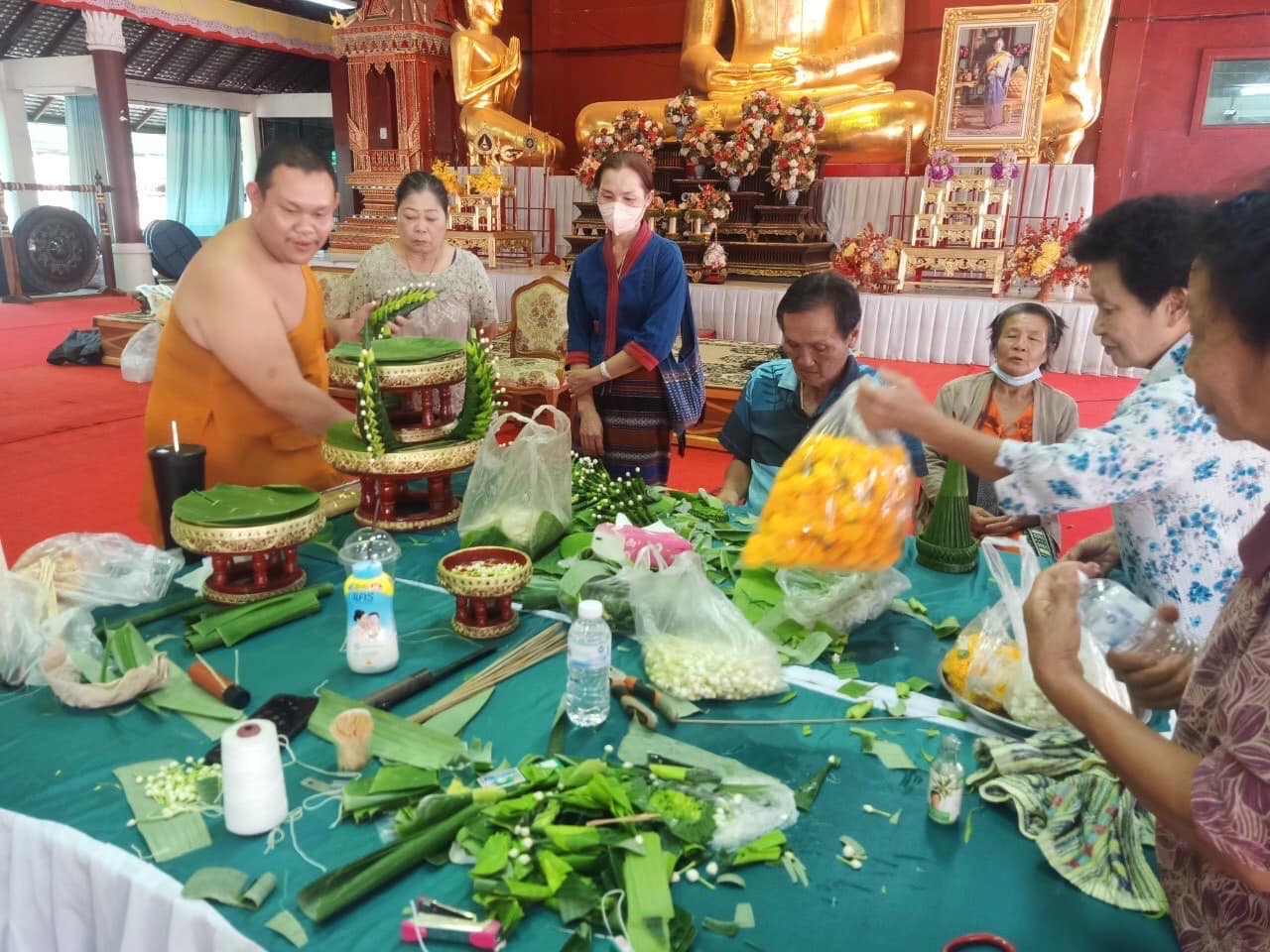 พช.น่าน จัดการประกวดพานบายศรีในงานประเพณีหกเป็งนมัสการพระมหาธาตุเจ้าภูเพียงแช่แห้ง ประจำปี 2567