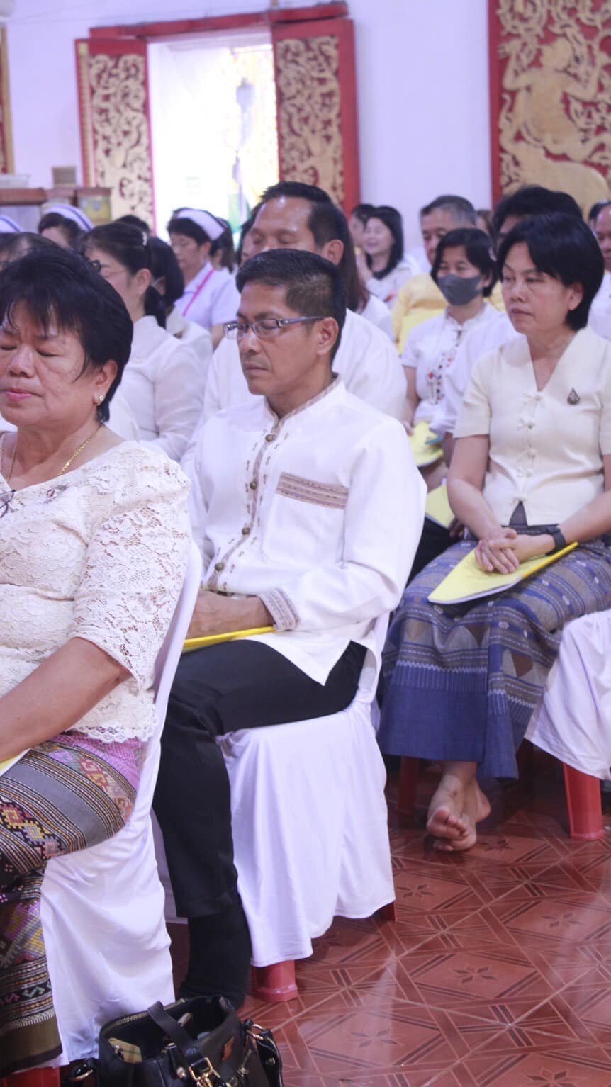 พช.น่าน ร่วมพิธีเจริญพระพุทธมนต์เฉลิมพระเกียรติ ถวายพระพรชัยมงคลแด่ พระบาทสมเด็จพระเจ้าอยู่หัว เนื่องในโอกาสวันเฉลิมพระชนมพรรษา 6 รอบ 28 กรกฎาคม 2567