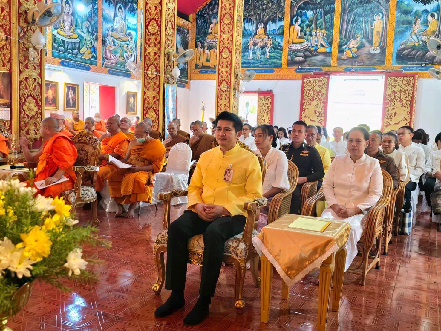พช.น่าน ร่วมพิธีเจริญพระพุทธมนต์เฉลิมพระเกียรติ ถวายพระพรชัยมงคลแด่ พระบาทสมเด็จพระเจ้าอยู่หัว เนื่องในโอกาสวันเฉลิมพระชนมพรรษา 6 รอบ 28 กรกฎาคม 2567