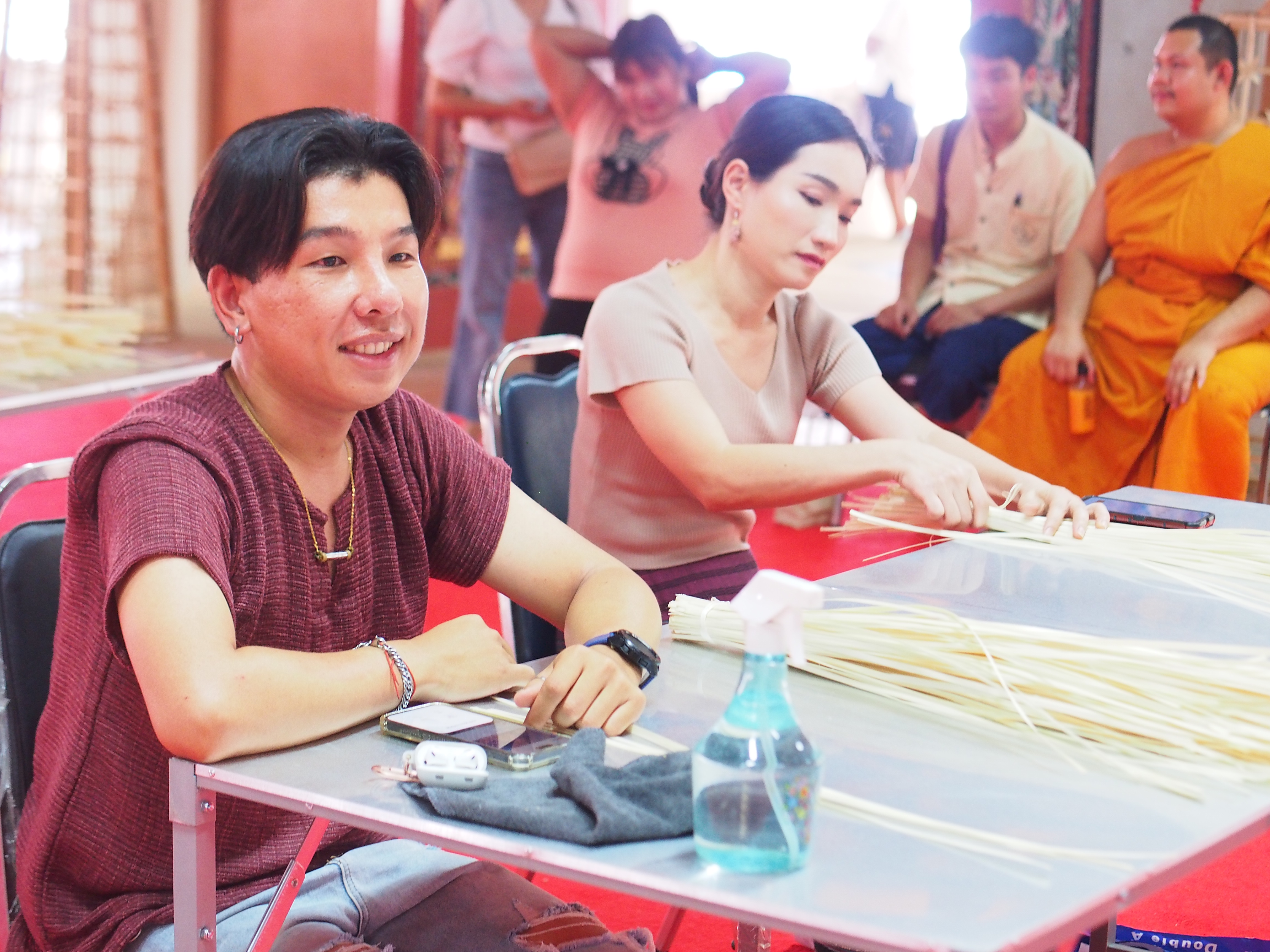 พช.น่าน จัดการประกวดจักสานในงานประเพณีหกเป็งนมัสการพระมหาธาตุเจ้าภูเพียงแช่แห้ง ประจำปี 2567