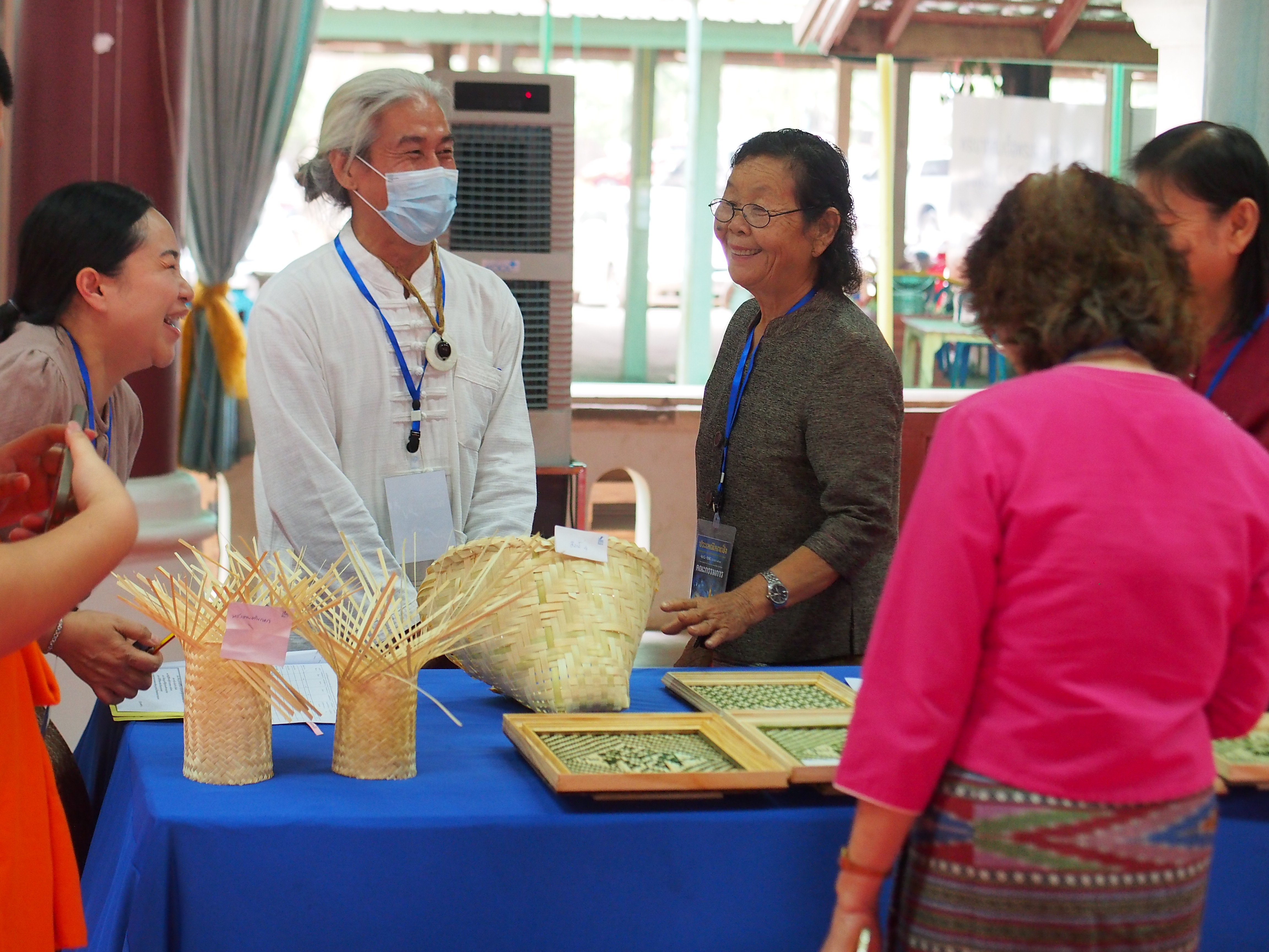 พช.น่าน จัดการประกวดจักสานในงานประเพณีหกเป็งนมัสการพระมหาธาตุเจ้าภูเพียงแช่แห้ง ประจำปี 2567