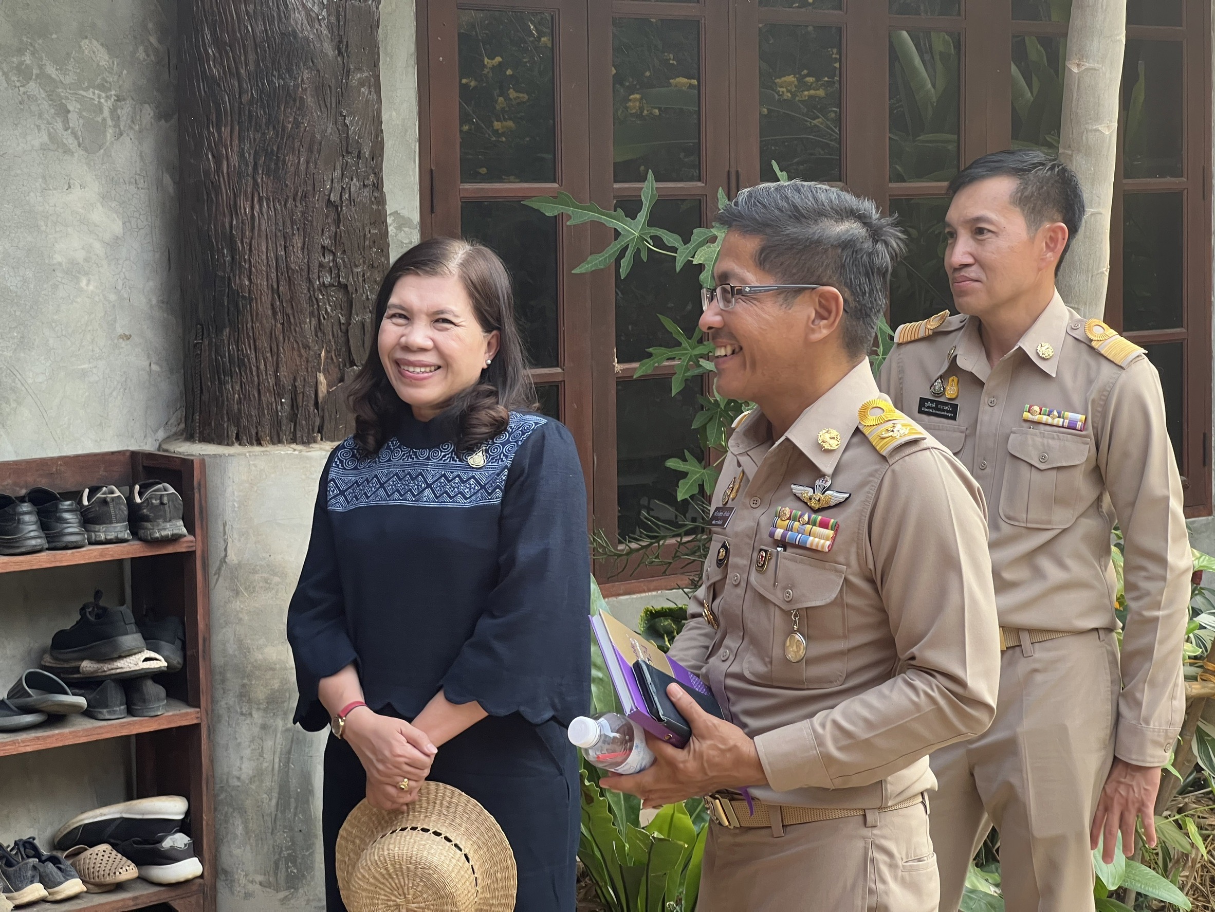 พช.น่าน ร่วมลงพื้นที่ ติดตามงานและอํานวยความสะดวกแก่ที่ปรึกษาปลัดกระทรวงมหาดไทย