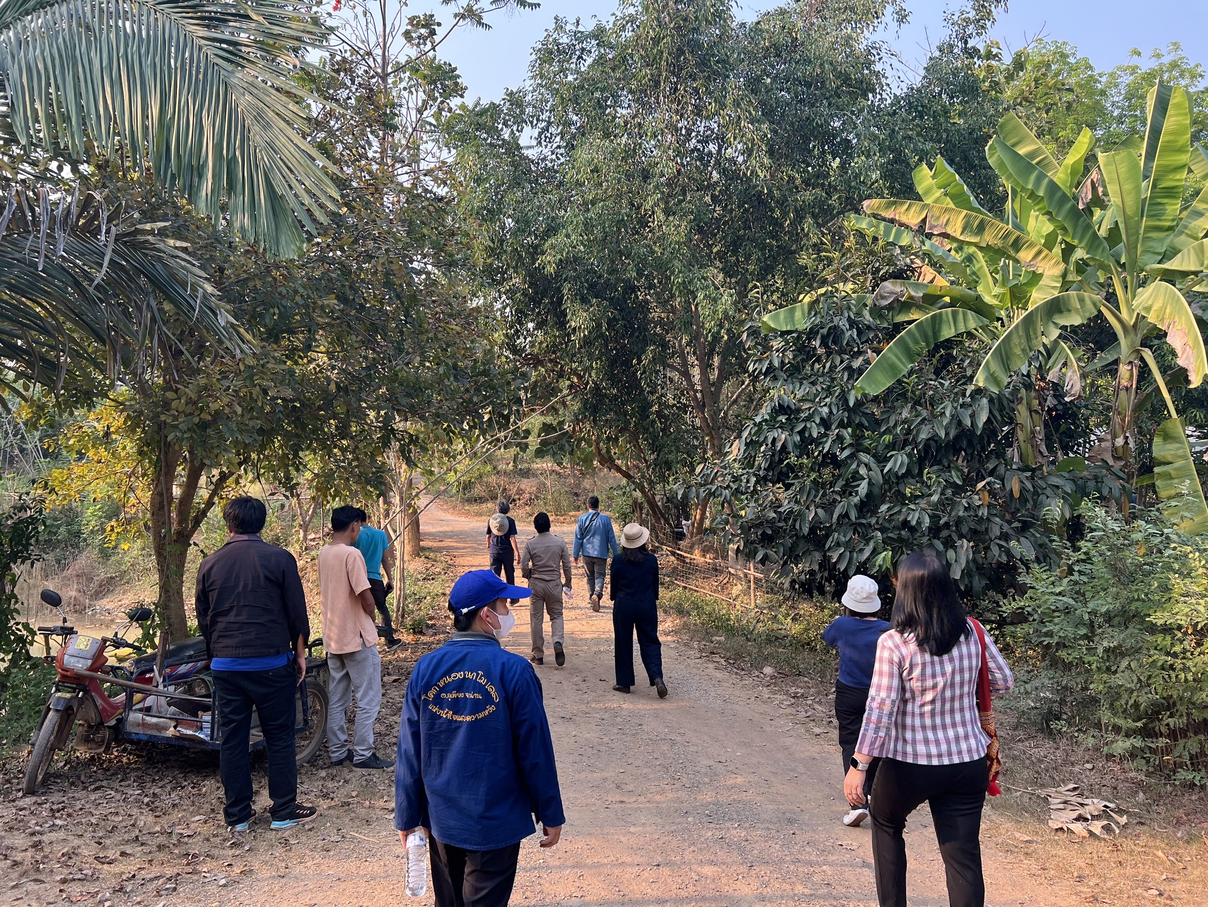 พช.น่าน ร่วมลงพื้นที่ ติดตามงานและอํานวยความสะดวกแก่ที่ปรึกษาปลัดกระทรวงมหาดไทย