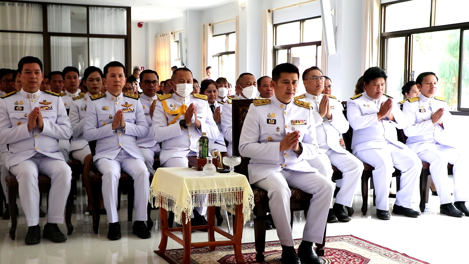 พช.น่าน ร่วมเจริญพระพุทธมนต์และเจริญจิตตภาวนา ถวายพระพรชัยมงคลแด่ พระบาทสมเด็จพระเจ้าอยู่หัว เนื่องในโอกาสพระราชพิธีมหามงคลเฉลิมพระชนมพรรษา 6 รอบ และเนื่องในโอกาสวันคล้ายวันประสูติ สมเด็จพระเจ้าลูกยาเธอ เจ้าฟ้าที่ปังกรรัศมีโชติ มหาวชิโรตตมางกูร สิริวิบูลยราชกุมาร