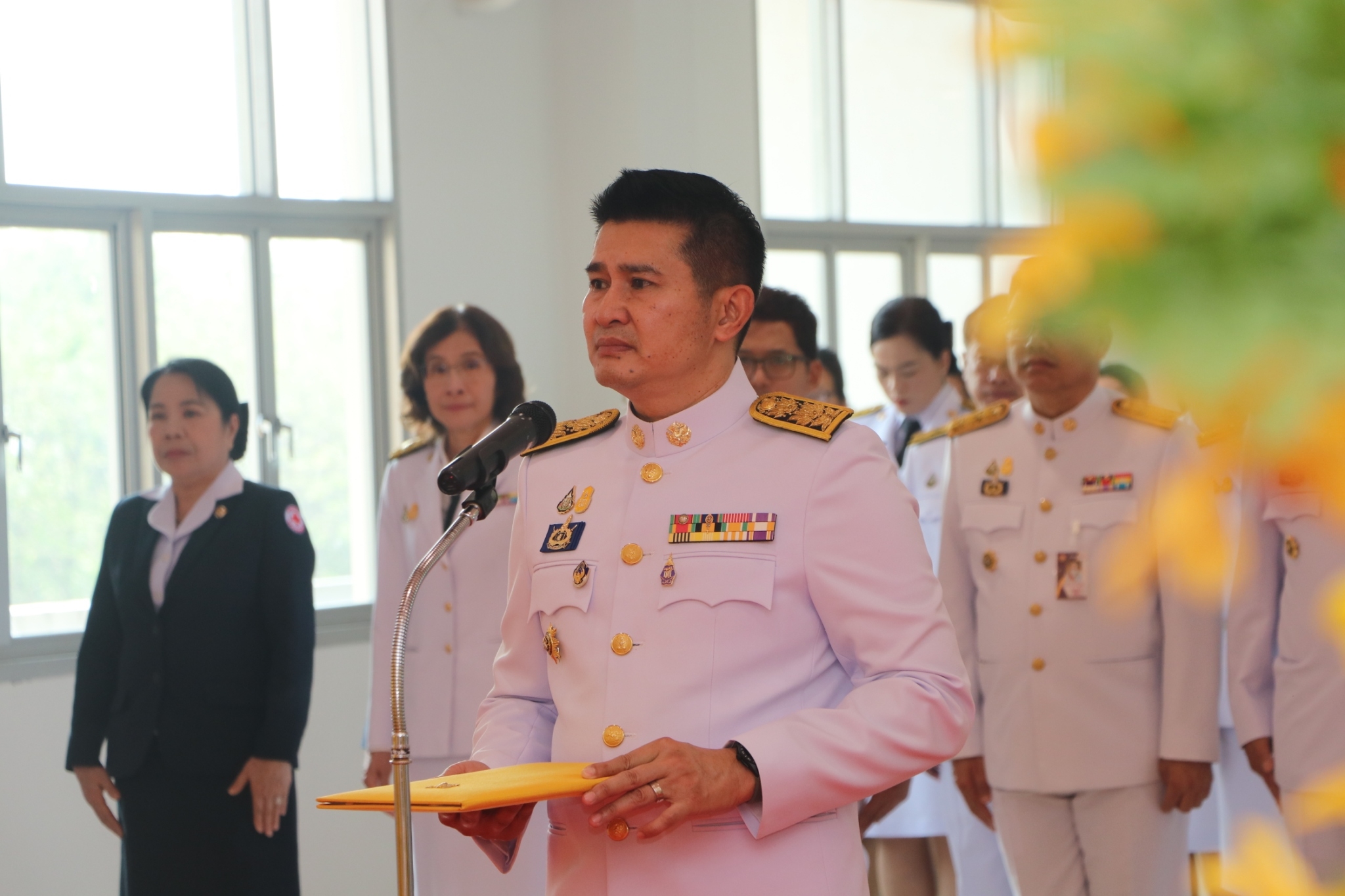 พช.น่าน ร่วมพิธีวันที่ระลึกคล้ายวันสวรรคตสมเด็จพระนเรศวรมหาราชเพื่อน้อมรำลึกถึงพระมหากรุณาธิคุณ พระปรีชาสามารถและแสดงความจงรักภักดี