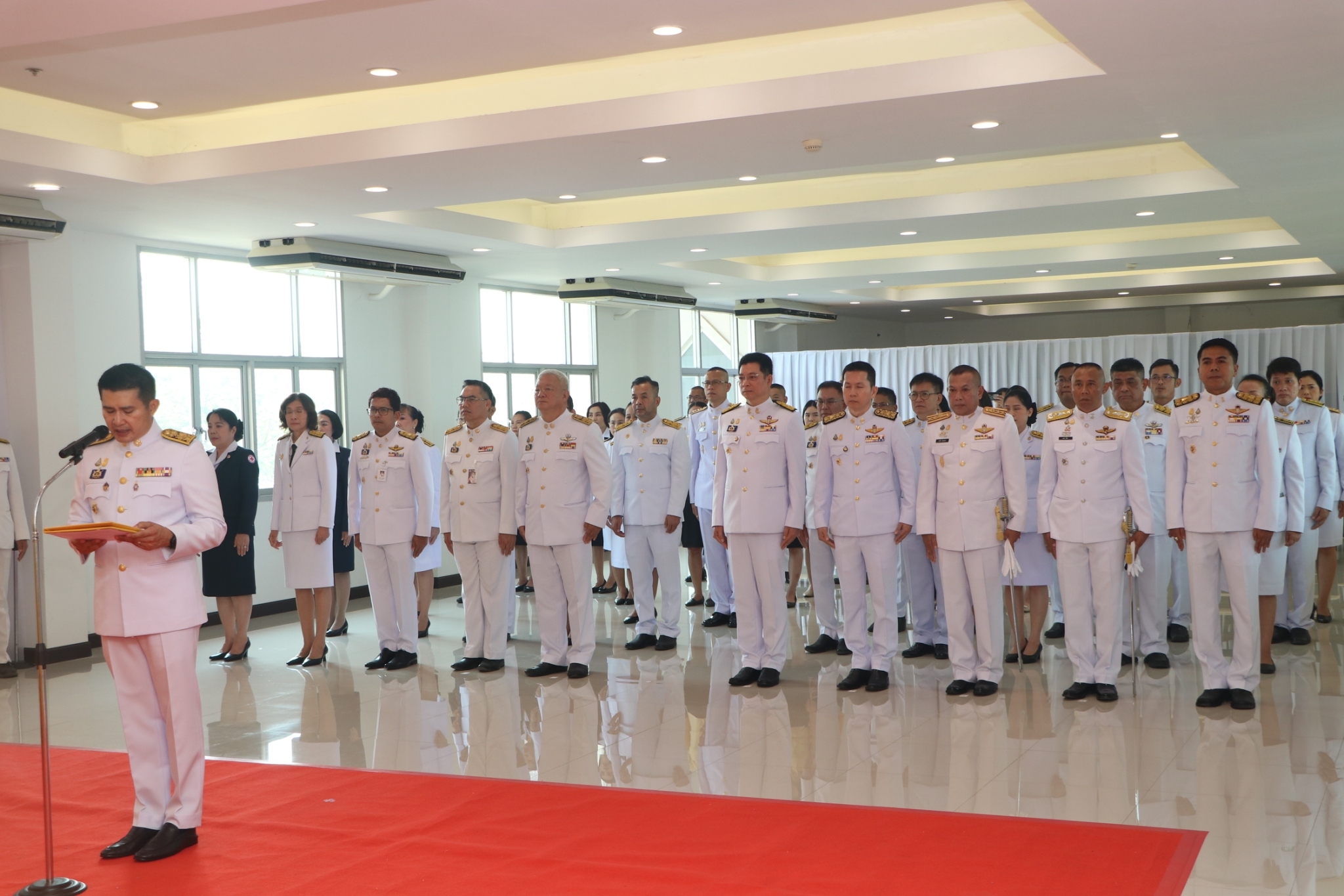 พช.น่าน ร่วมพิธีวันที่ระลึกคล้ายวันสวรรคตสมเด็จพระนเรศวรมหาราชเพื่อน้อมรำลึกถึงพระมหากรุณาธิคุณ พระปรีชาสามารถและแสดงความจงรักภักดี