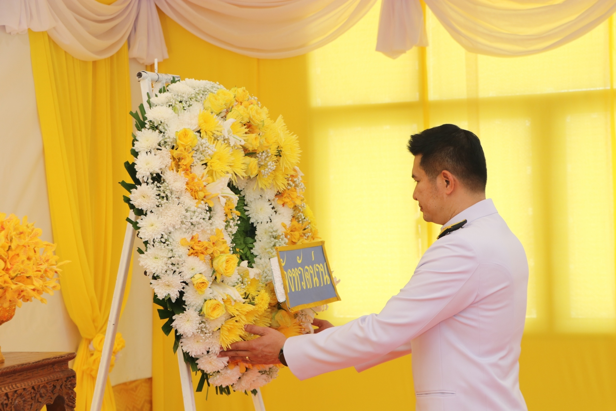 พช.น่าน ร่วมพิธีวันที่ระลึกคล้ายวันสวรรคตสมเด็จพระนเรศวรมหาราชเพื่อน้อมรำลึกถึงพระมหากรุณาธิคุณ พระปรีชาสามารถและแสดงความจงรักภักดี