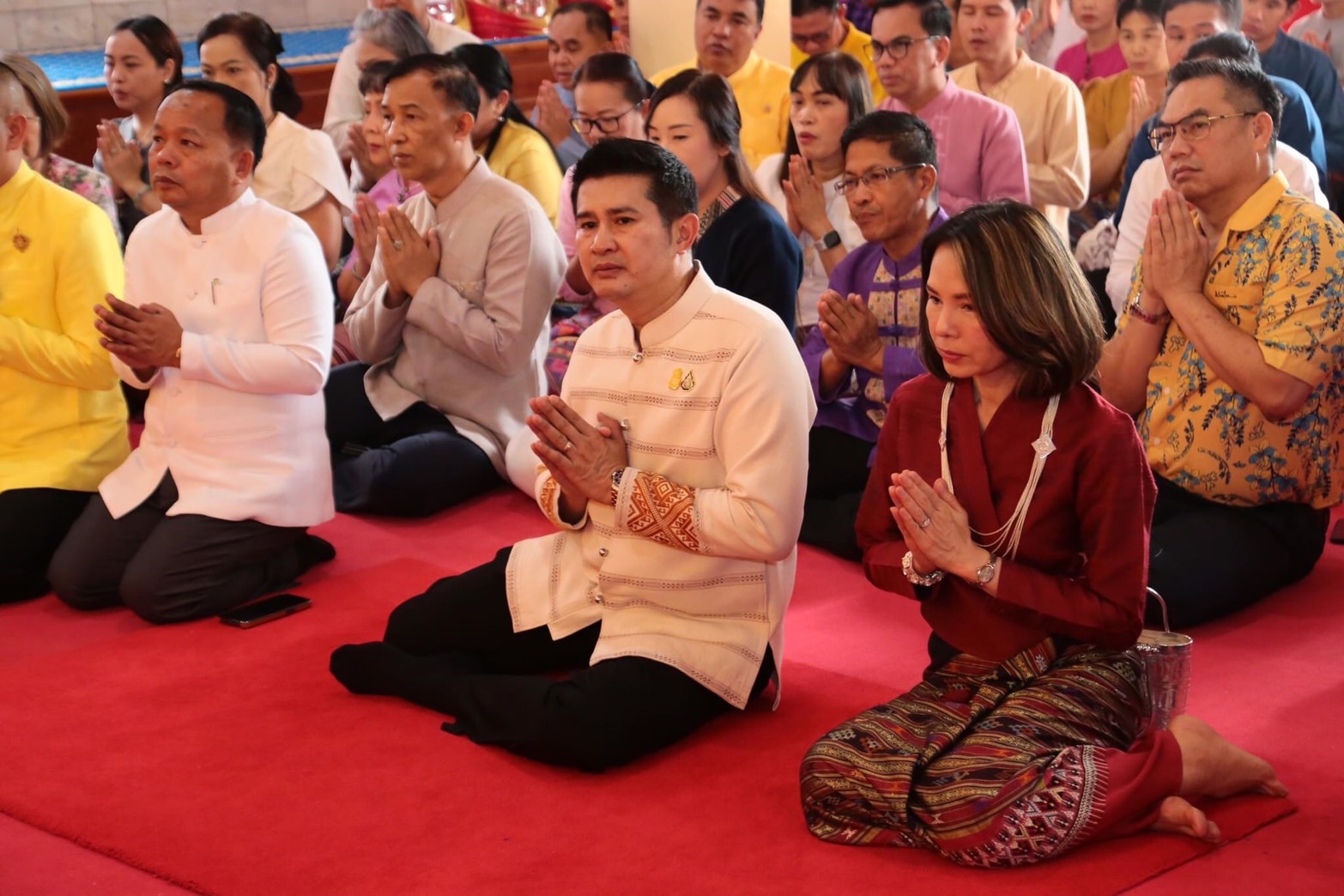 พช.น่าน ร่วมพิธีสามีจิกรรมคณะพระสังฆาธิการจังหวัดน่าน เนื่องในเทศกาลสงกรานต์ ประจำปี 2567