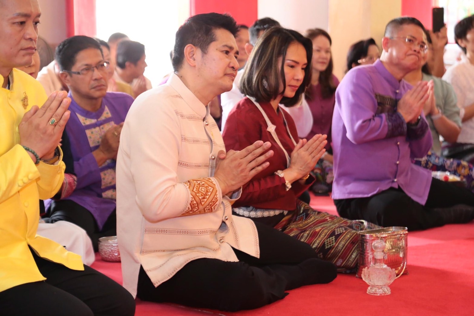 พช.น่าน ร่วมพิธีสามีจิกรรมคณะพระสังฆาธิการจังหวัดน่าน เนื่องในเทศกาลสงกรานต์ ประจำปี 2567