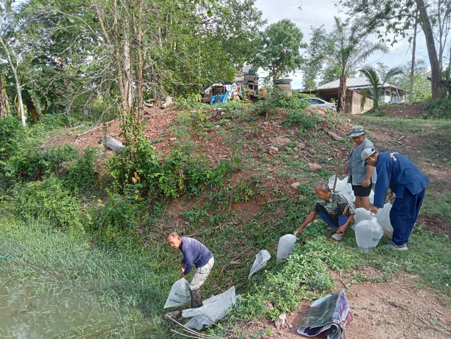 พจ.น่าน ร่วมกับคณะกรรมการเครือข่ายศูนย์เรียนรู้การพัฒนาคุณภาพชีวิตตามหลักทฤษฎีใหม่ประยุกต์สู่ “โคก หนอง นา” จังหวัดน่าน ปล่อยพันธุ์ปลานิลจิตรลดา