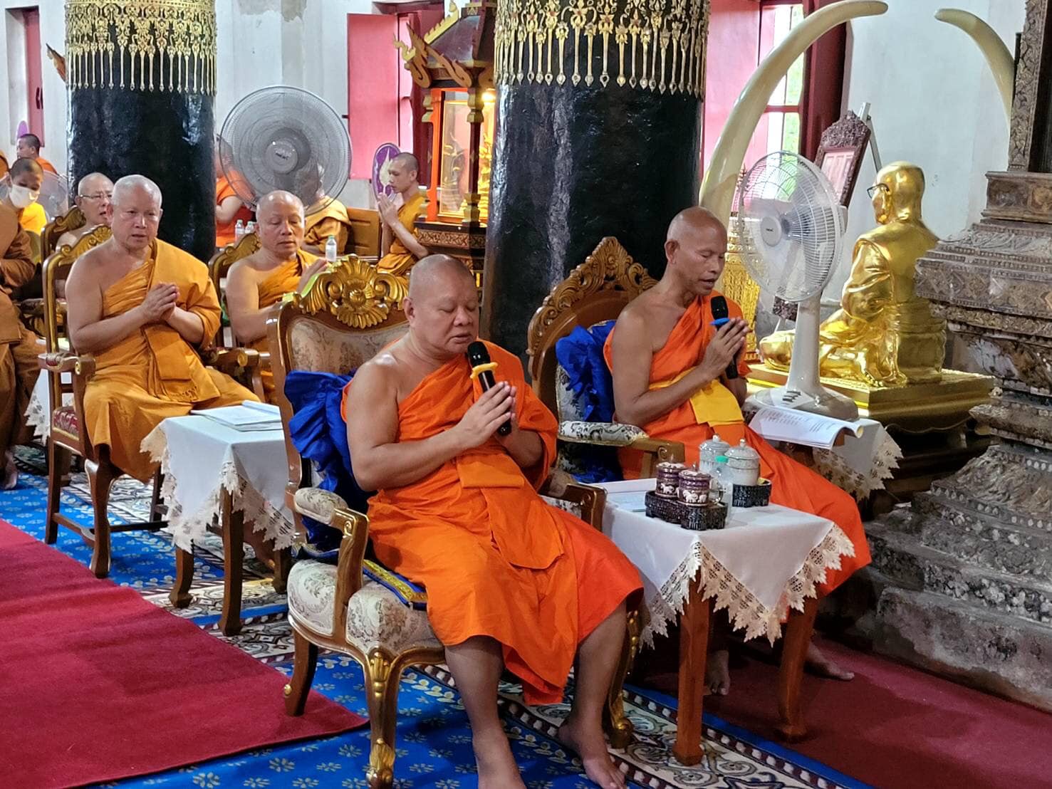 พช.น่าน ร่วมพิธีเจริญพระพุทธมนต์เฉลิมพระเกียรติถวายพระพรชัยมงคลแด่ พระบาทสมเด็จพระเจ้าอยู่หัว เนื่องในโอกาสวันเฉลิมพระชนมพรรษา ๖ รอบ ๒๘ กรกฎาคม ๒๕๖๗