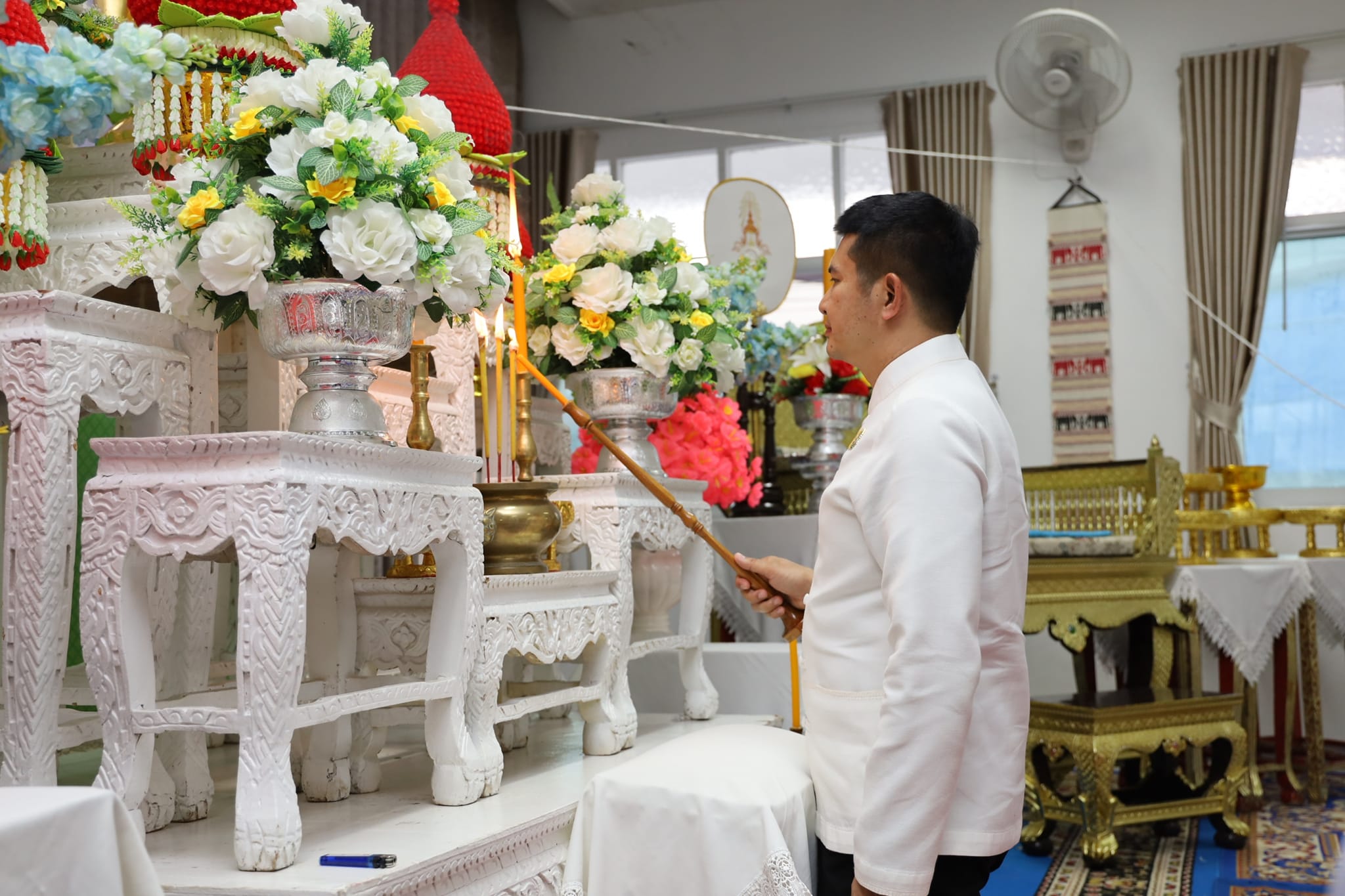 พช.น่าน ร่วมเวียนเทียน เนื่องในวันวิสาขบูชา 2567 เจริญพระพุทธมนต์ เจริญจิตตภาวนา เพื่อสร้างบุญ กุศล และความเป็นสิริมงคลแก่ชีวิต