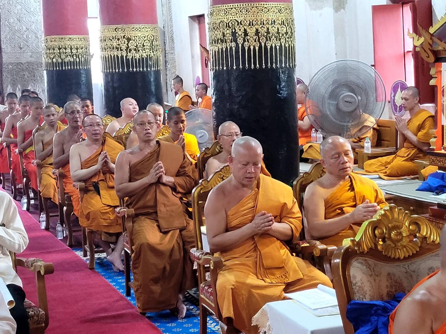 พช.น่าน ร่วมพิธีเจริญพระพุทธมนต์เฉลิมพระเกียรติถวายพระพรชัยมงคลแด่ พระบาทสมเด็จพระเจ้าอยู่หัว เนื่องในโอกาสวันเฉลิมพระชนมพรรษา ๖ รอบ ๒๘ กรกฎาคม ๒๕๖๗