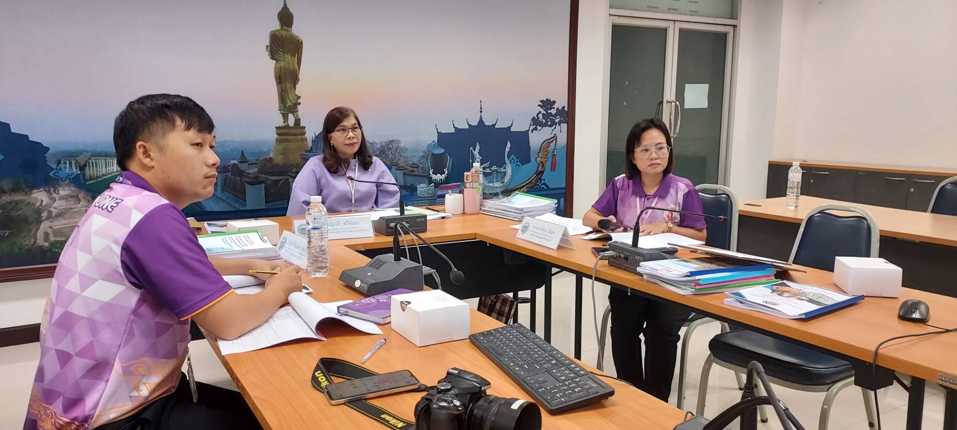 พช.น่าน ดำเนินการกลั่นกรองการคัดสรรกิจกรรมพัฒนาชุมชนดีเด่น ระดับจังหวัด ประจำปี 2567 ผ่านระบบออนไลน์ Webex Meeting