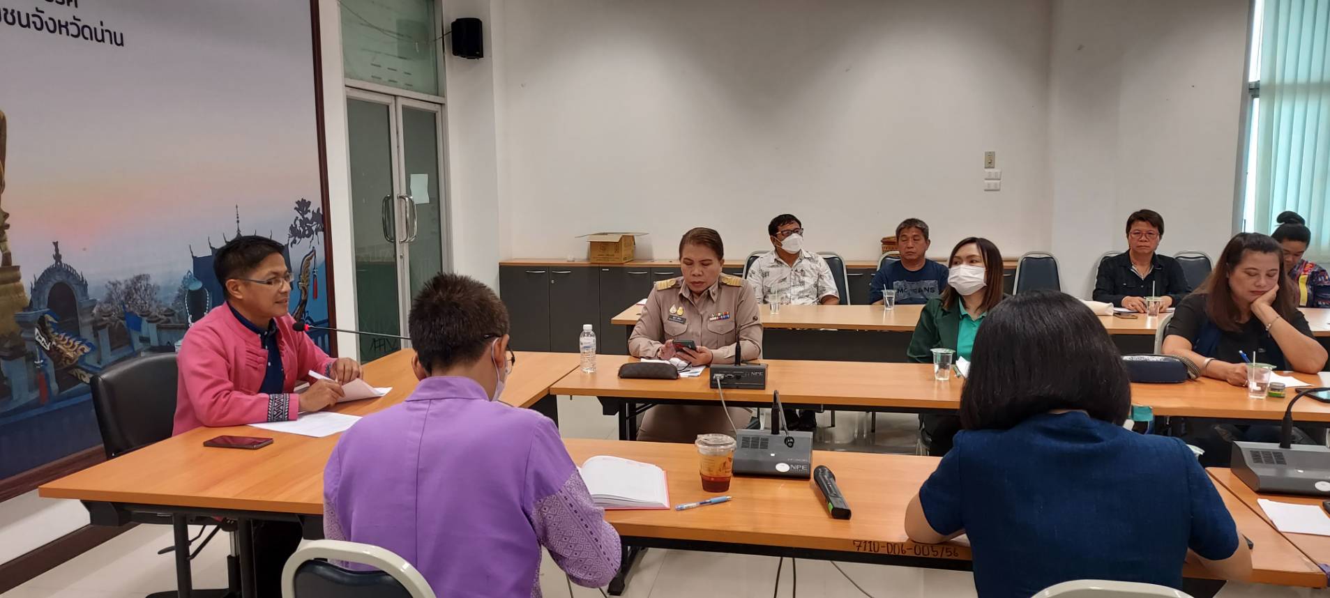 พช.น่าน ประชุม ผู้ผลิต ผู้ประกอบการ OTOP จังหวัดน่าน ที่ได้รับการคัดเลือกเข้าร่วมแสดงและจำหน่ายผลิตภัณฑ์ชุมชน (OTOP) งาน OTOP Midyear 2024