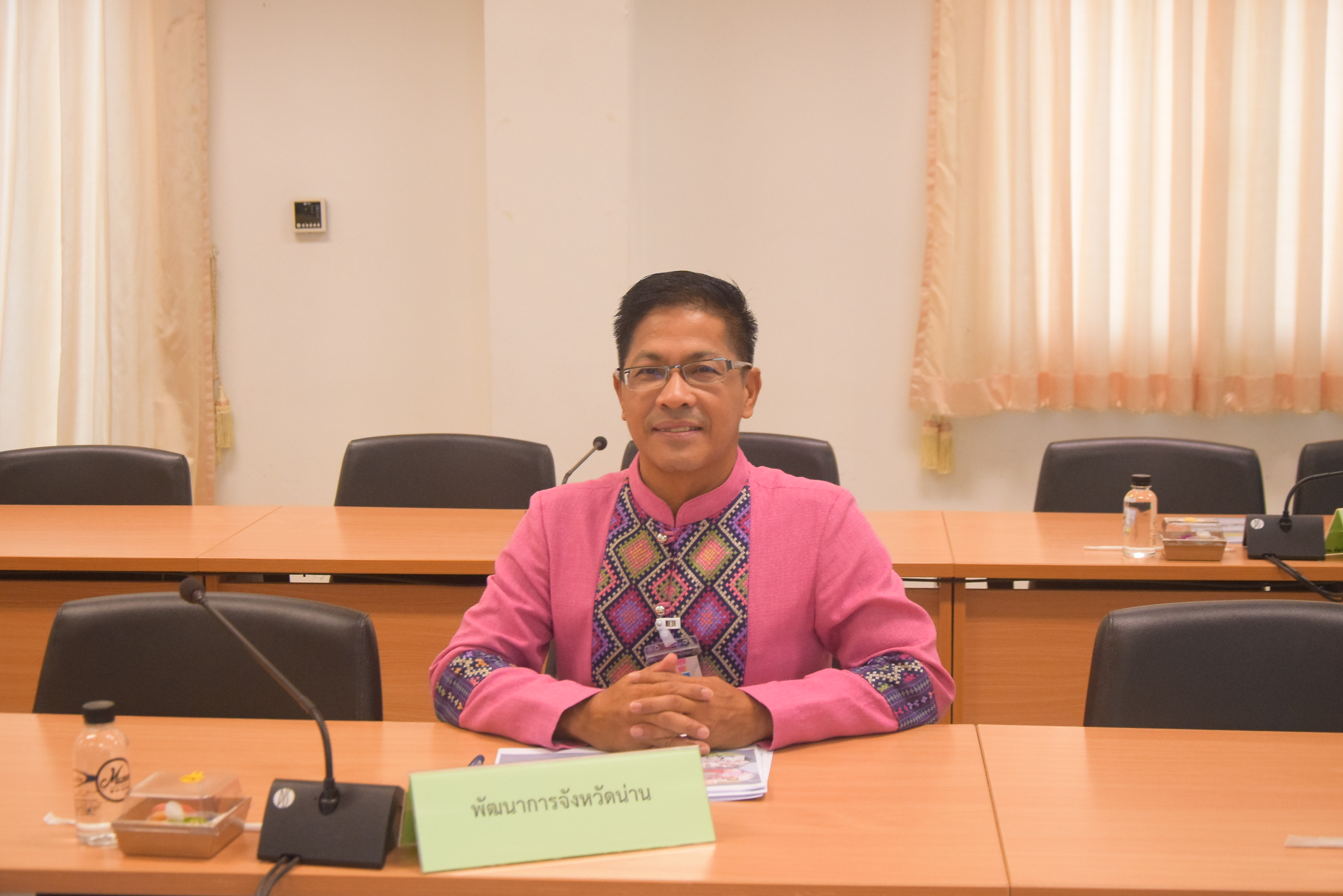 พช.น่าน ร่วมต้อนรับและนำเสนอข้อมูลต่อผู้ตรวจราชการกระทรวงมหาดไทย