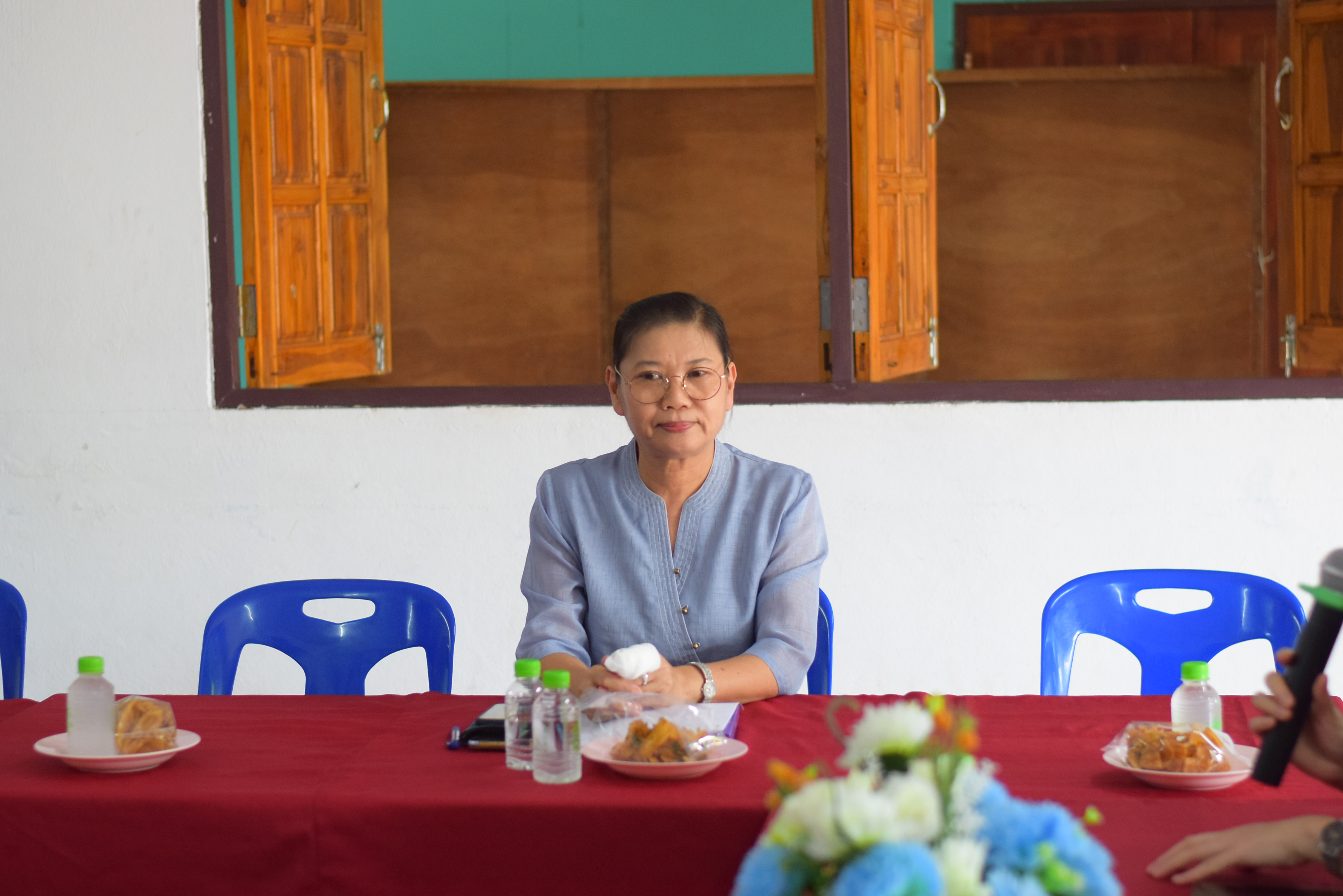 กรมการพัฒนาชุมชน ติดตามการดำเนินงานศูนย์สาธิตการตลาด ในพื้นที่จังหวัดน่าน