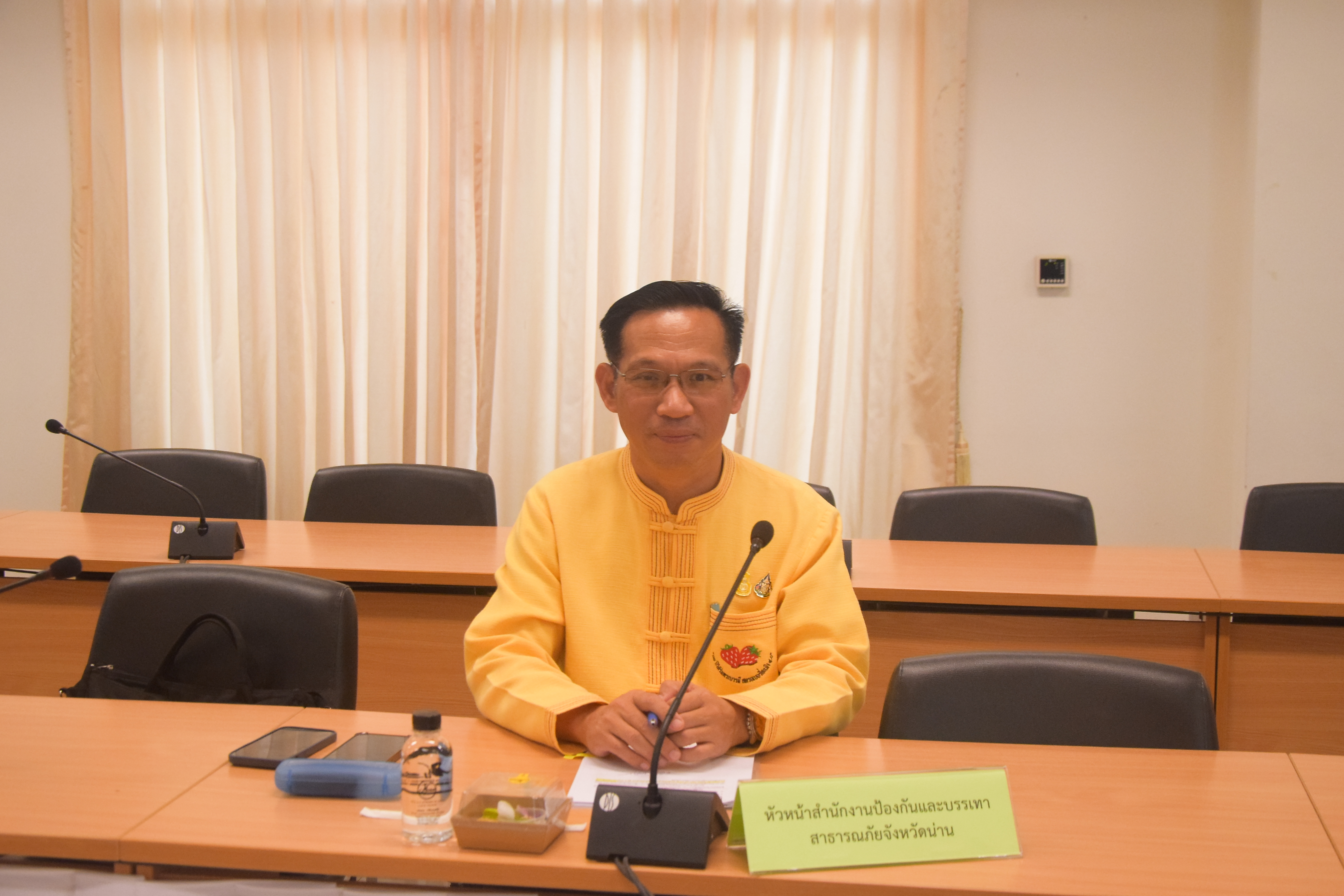 พช.น่าน ร่วมต้อนรับและนำเสนอข้อมูลต่อผู้ตรวจราชการกระทรวงมหาดไทย