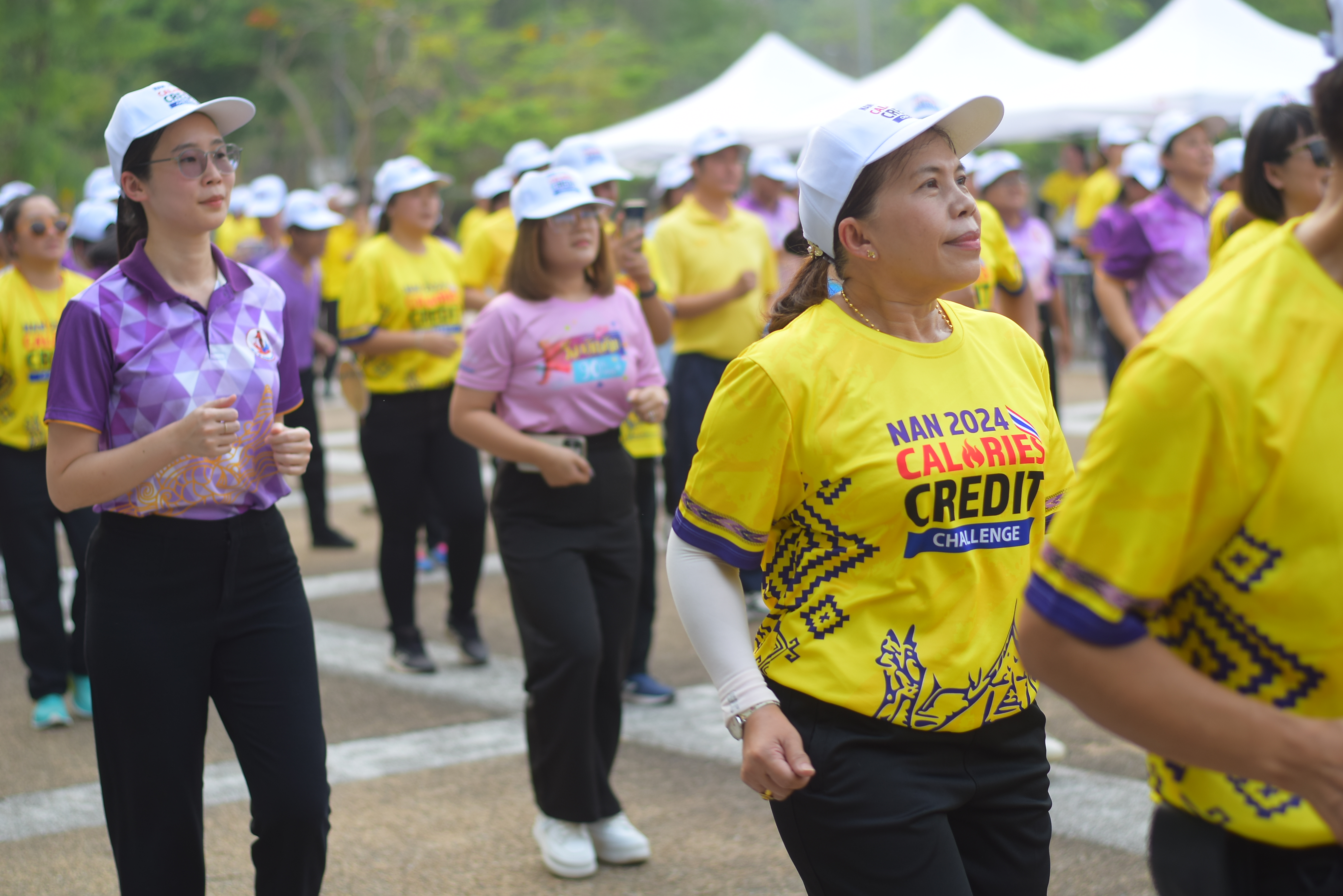 พช.น่าน ร่วมกิจกรรมส่งเสริมการออกกำลังกายในรูปแบบท้าทาย (Challenge) ผ่านแอปพลิเคชั่น CCC (Calories Credit Challenge)