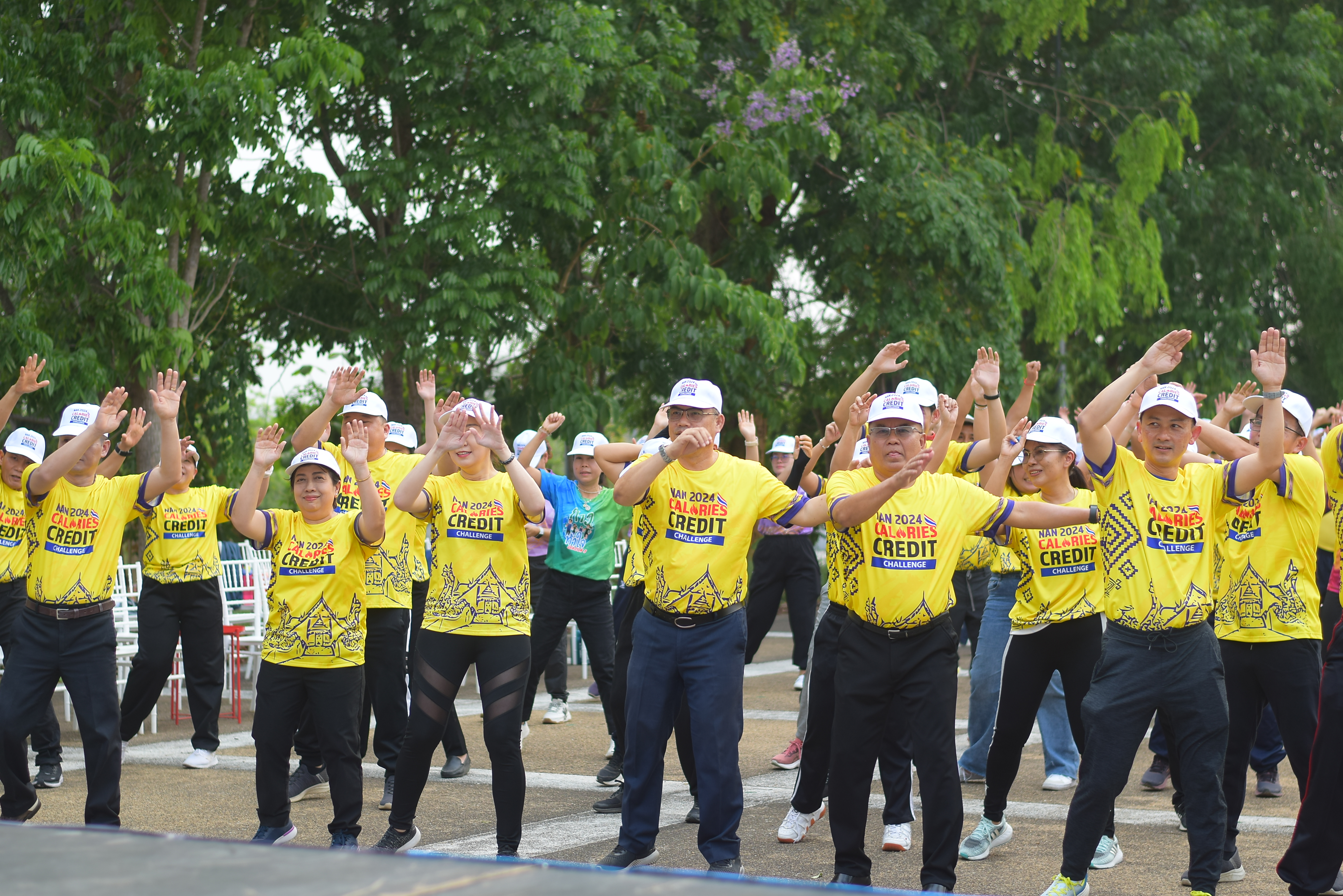 พช.น่าน ร่วมกิจกรรมส่งเสริมการออกกำลังกายในรูปแบบท้าทาย (Challenge) ผ่านแอปพลิเคชั่น CCC (Calories Credit Challenge)