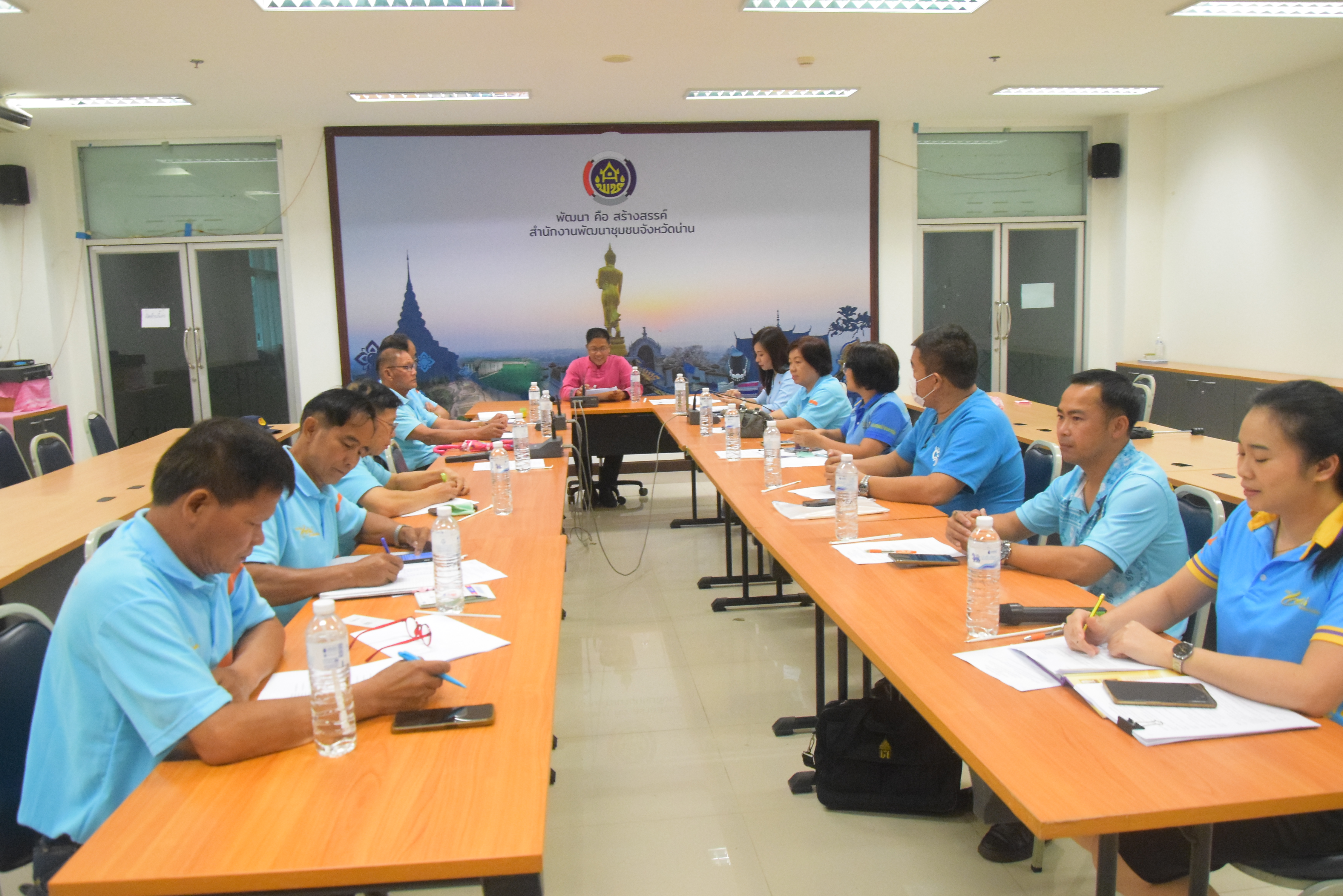 พช.น่าน ประชุมคณะกรรมการเครือข่ายกองทุนแม่ของแผ่นดิน จังหวัดน่าน