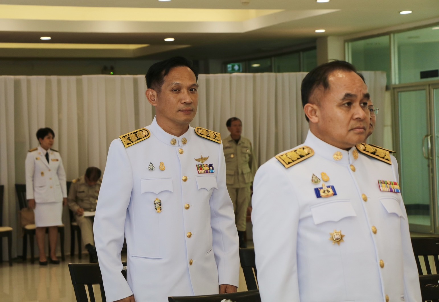 พช.น่าน ร่วมพิธีมอบเครื่องหมาย “รักษาดินแดนยิ่งชีพ” แก่ผู้ทำคุณประโยชน์ต่อกิจการกองอาสารักษาดินแดน