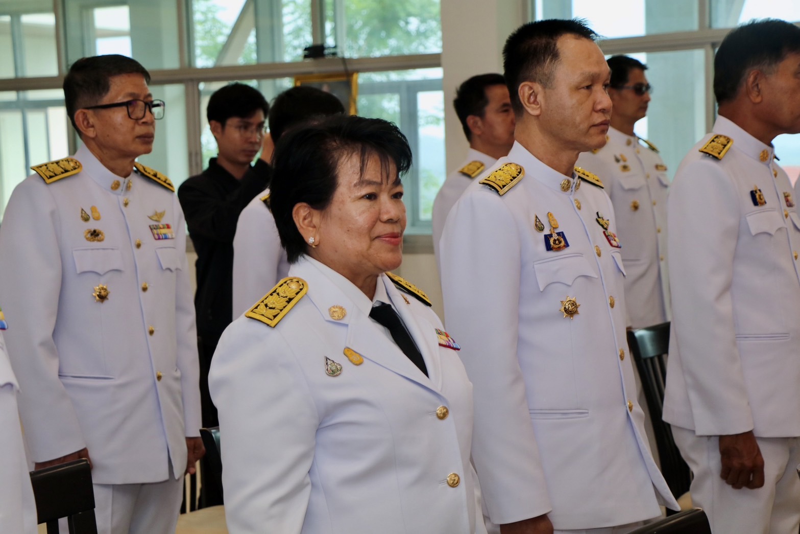 พช.น่าน ร่วมพิธีมอบเครื่องหมาย “รักษาดินแดนยิ่งชีพ” แก่ผู้ทำคุณประโยชน์ต่อกิจการกองอาสารักษาดินแดน