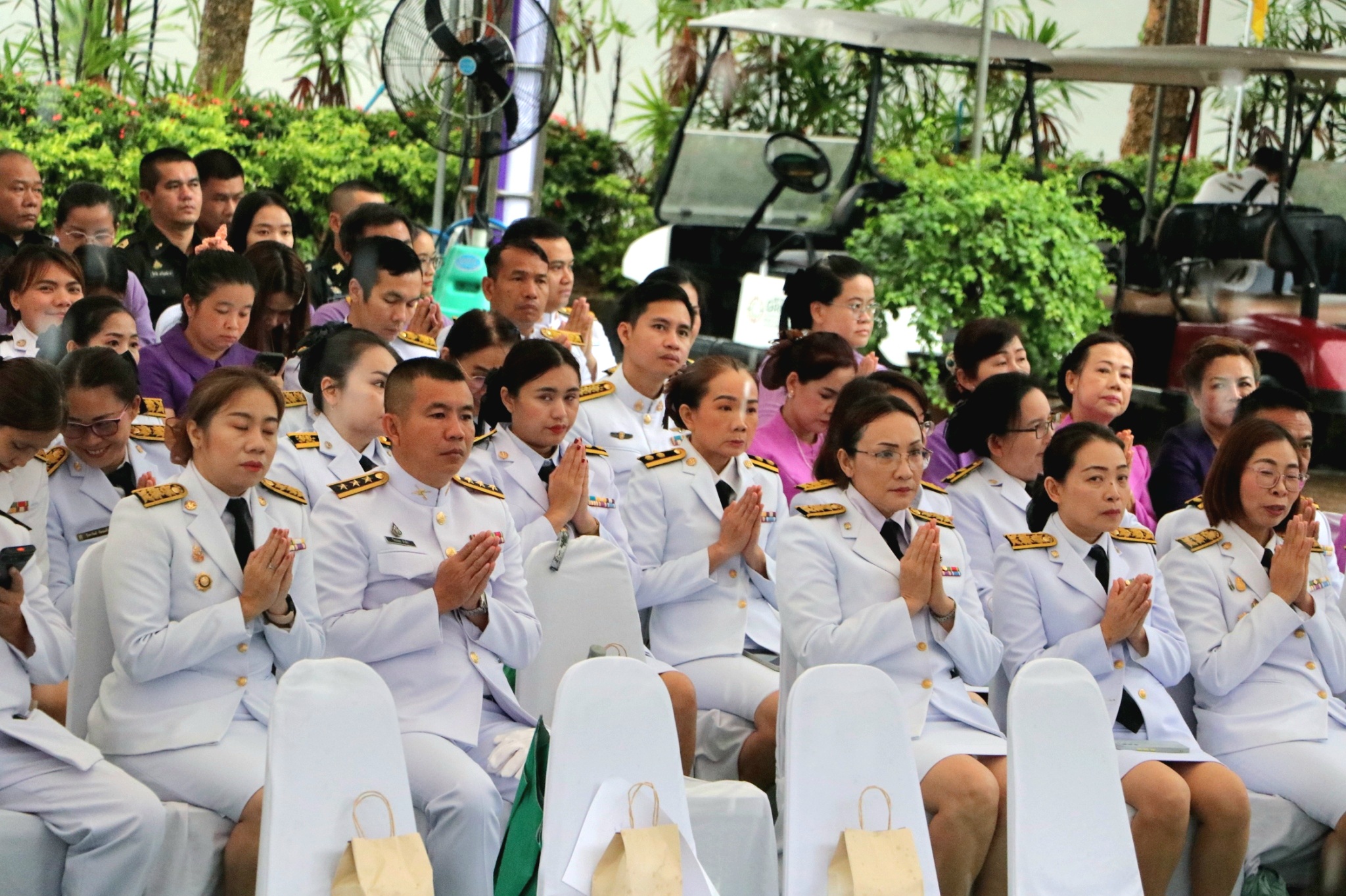 พช.น่าน ร่วมพิธีเจริญพระพุทธมนต์นวัคคหายสมธัมม์ ถวายพระพรชัยมงคลแด่ สมเด็จพระ นางเจ้าสุทิดาพัชรสุธาพิมลลักษณ พระบรมราชินี เนื่องในโอกาสวันเฉลิมพระชนมพรรษา 3 มิถุนายน 2567