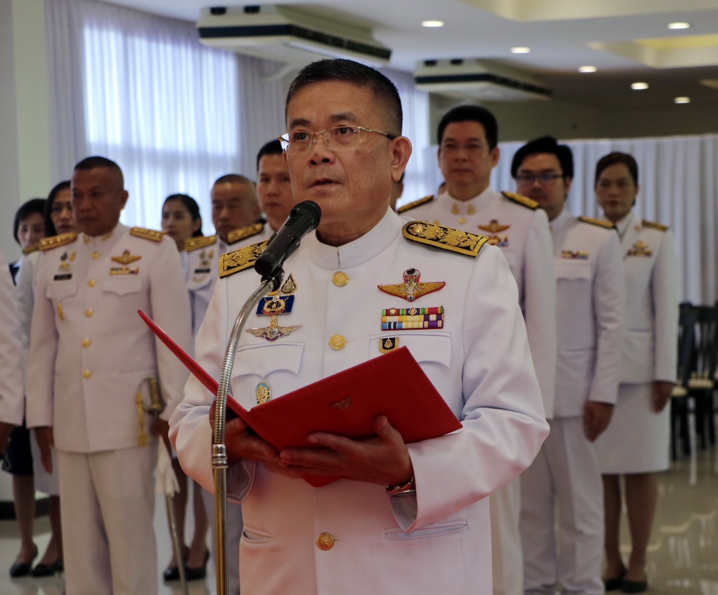 (#)สร้างสรรค์ชุมชน คนพช.น่าน(#) พช.น่าน ร่วมประกอบพิธีวันที่ระลึกวันคล้ายวันสวรรคต พระบาทสมเด็จพระปรเมนทรมหาอานันทมหิดล พระอัฐมรามาธิบดินทร ประจำปี 2567