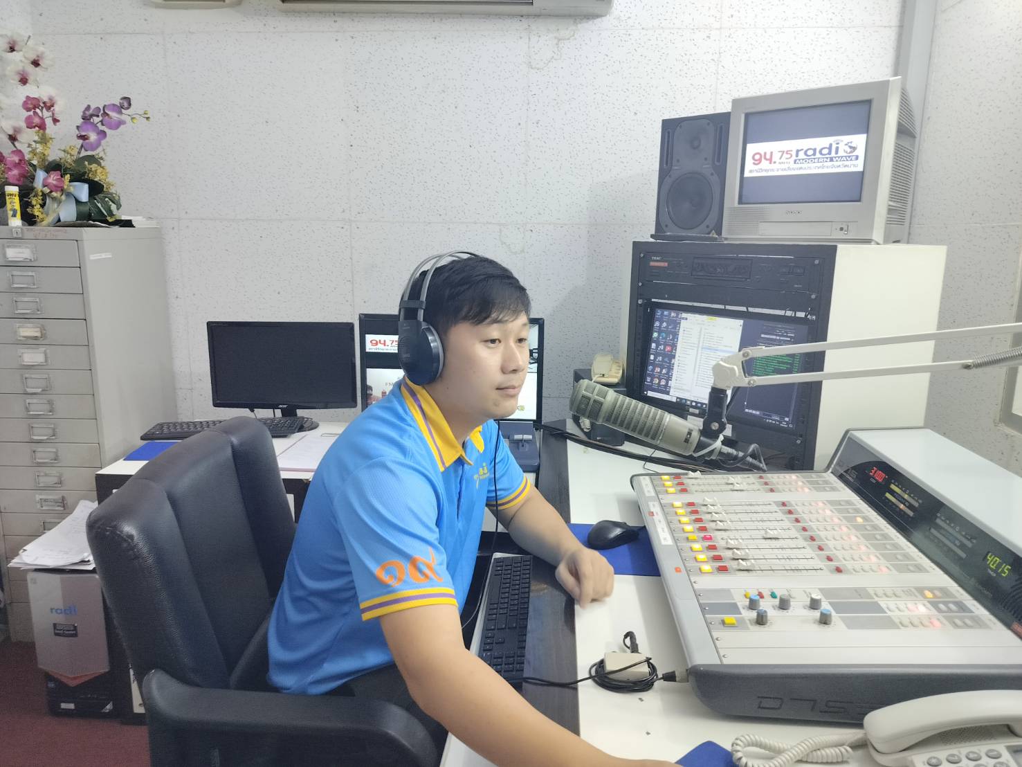 #สร้างสรรค์ชุมชน คนพช.น่าน# พช.น่าน จัดรายการวิทยุประชาสัมพันธ์การขับเคลื่อนภารกิจกรมการพัฒนาชุมชนและสำนักงานพัฒนาชุมชนจังหวัดน่าน