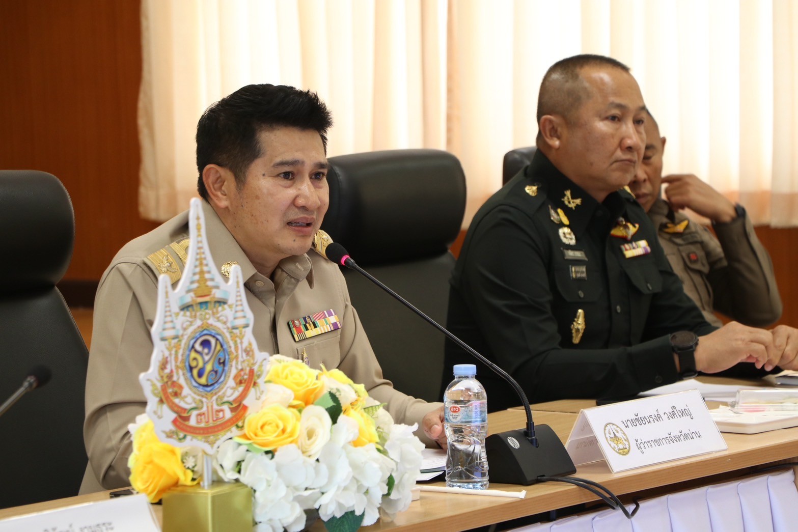 #สร้างสรรค์ชุมชน คนพช.น่าน# พจ.น่านร่วมประชุมเตรียมต้อนรับนายกรัฐมนตรี ลงพื้นที่ติดตามการแก้ปัญหายาเสพติด ท่าวังผาโมเดล อำเภอนำร่องสีขาว เตรียมขยายผลไปยังจังหวัดต่าง ๆ