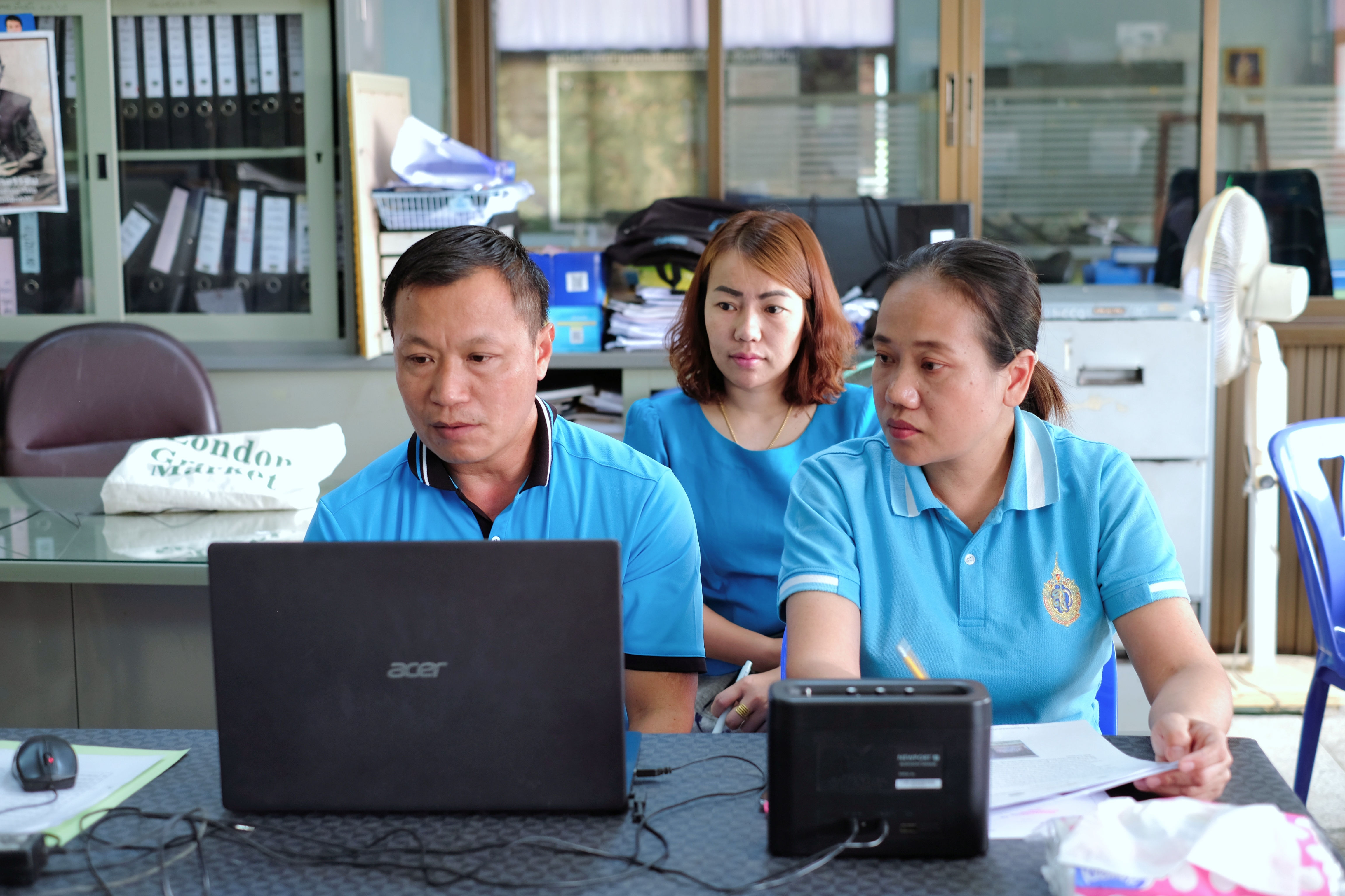 #สร้างสรรค์ชุมชน คนพช.น่าน# พช.น่าน คัดเลือกหมู่บ้านกองทุนแม่ของแผ่นดินดีเด่นระดับจังหวัด ประจำปี 2567 ผ่านระบบออนไลน์ Webex Meeting