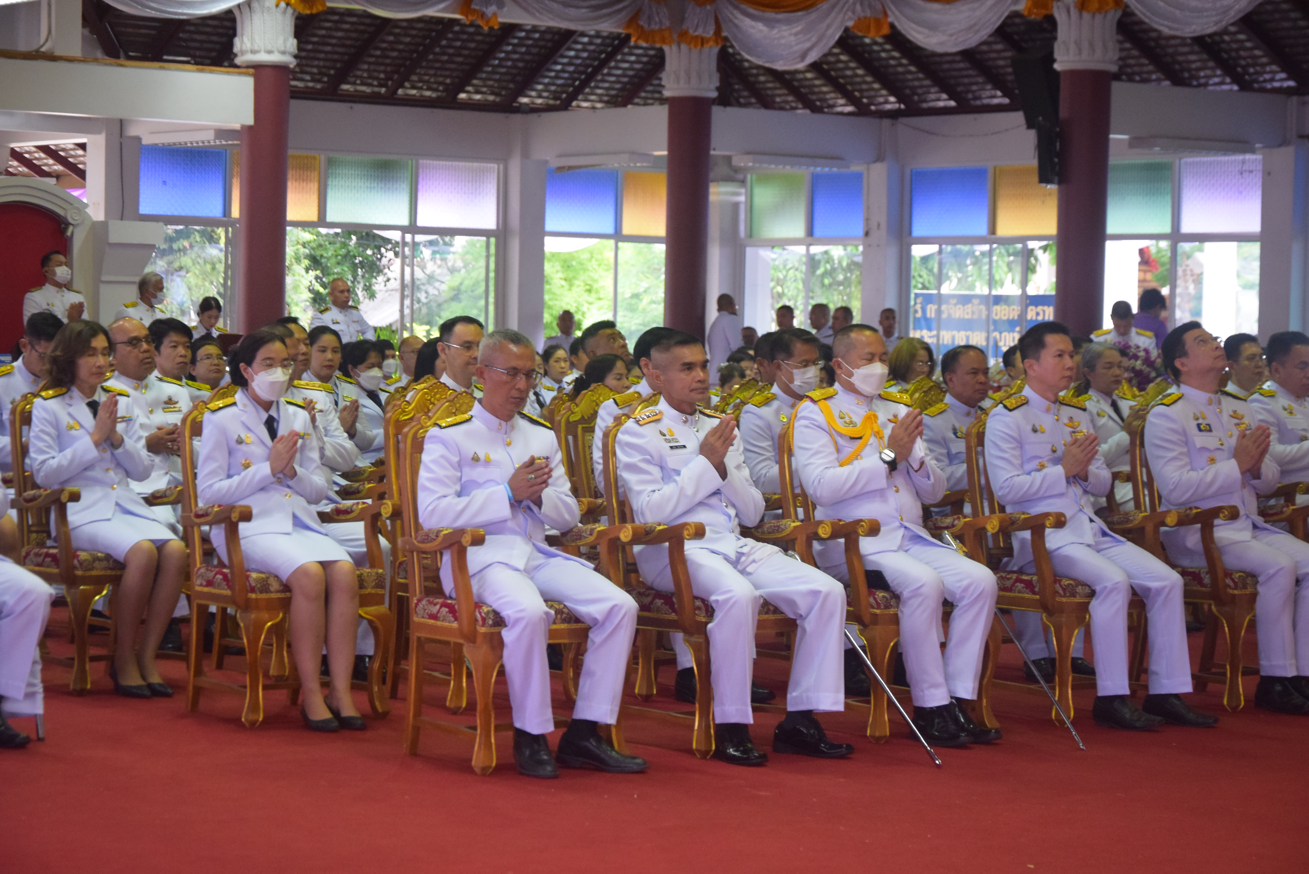 พช.น่าน ร่วมพิธีทำบุญตักบาตรถวายพระกุศล เฉลิมพระเกียรติสมเด็จพระนางเจ้าฯ พระบรมราชินี เนื่องในโอกาสวันเฉลิมพระชนมพรรษา 3 มิถุนายน 2567
